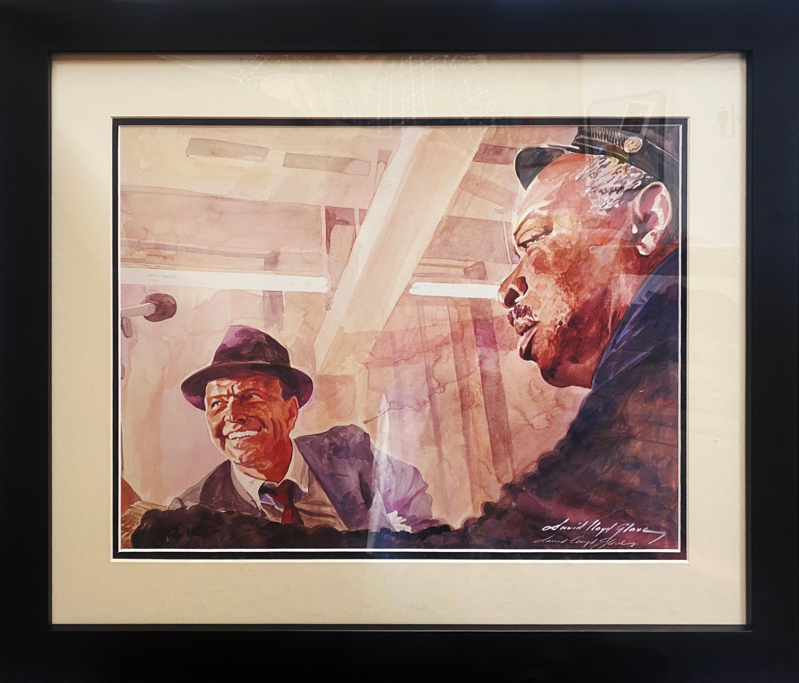 David Lloyd Glover (American 1949) Lithograph Hand signed limited edition David Lloyd Glover: Limited Edition by David Lloyd Glover Hand signed by the artist. Limited Edition on paper. Custom framed and includes documentation. Approx 28x24 inches. Art Artwork Artist.
