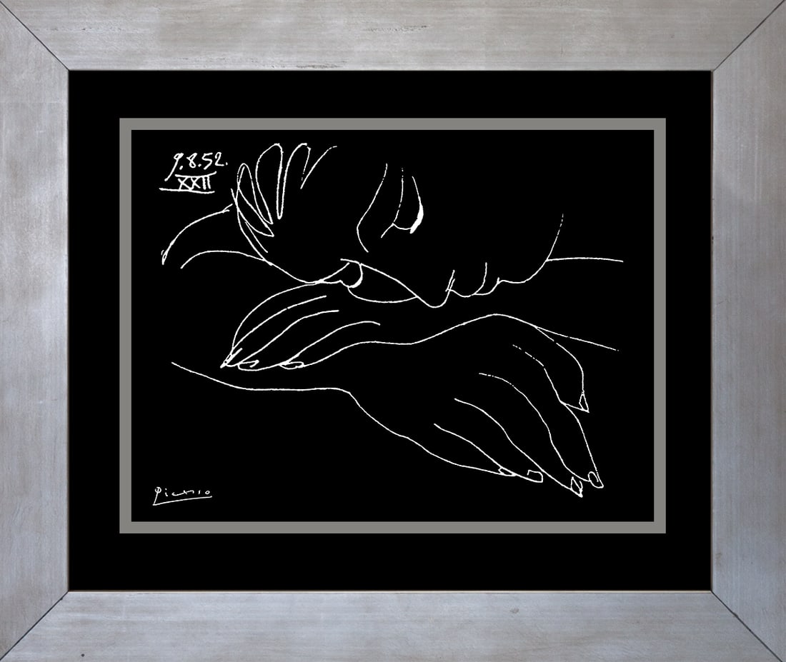 Pablo Picasso (Spanish 1881-1973) War and Peace ink on paper limited edition (1 of 1)