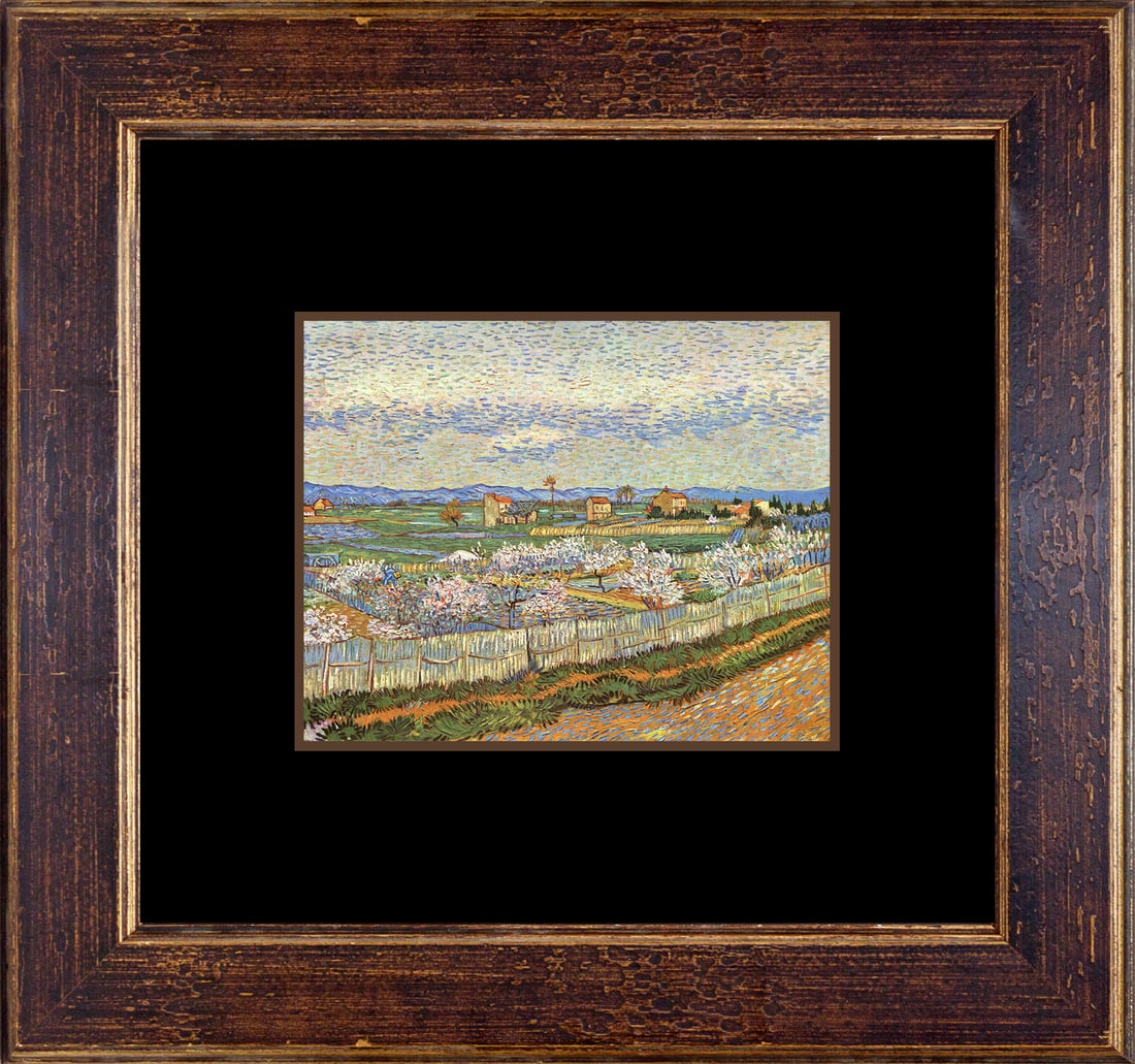 Vincent Van Gogh (Netherlands 1853-1890) Color Hand Embellished Painting canvas after Van Gogh: Vincent Van Gogh (Netherlands 1853-1890) Color Hand Embellished Painting canvas after Van Gogh Limited Edition The signature is in the plate. Approx 24x20 inches. Professionally framed. Includes docum