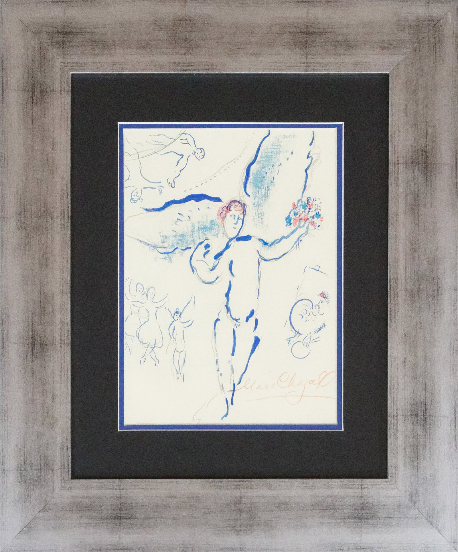 Marc Chagall (Russian-French 1887-1985) Marc Chagall Original Lithograph from 1970 (1 of 1)