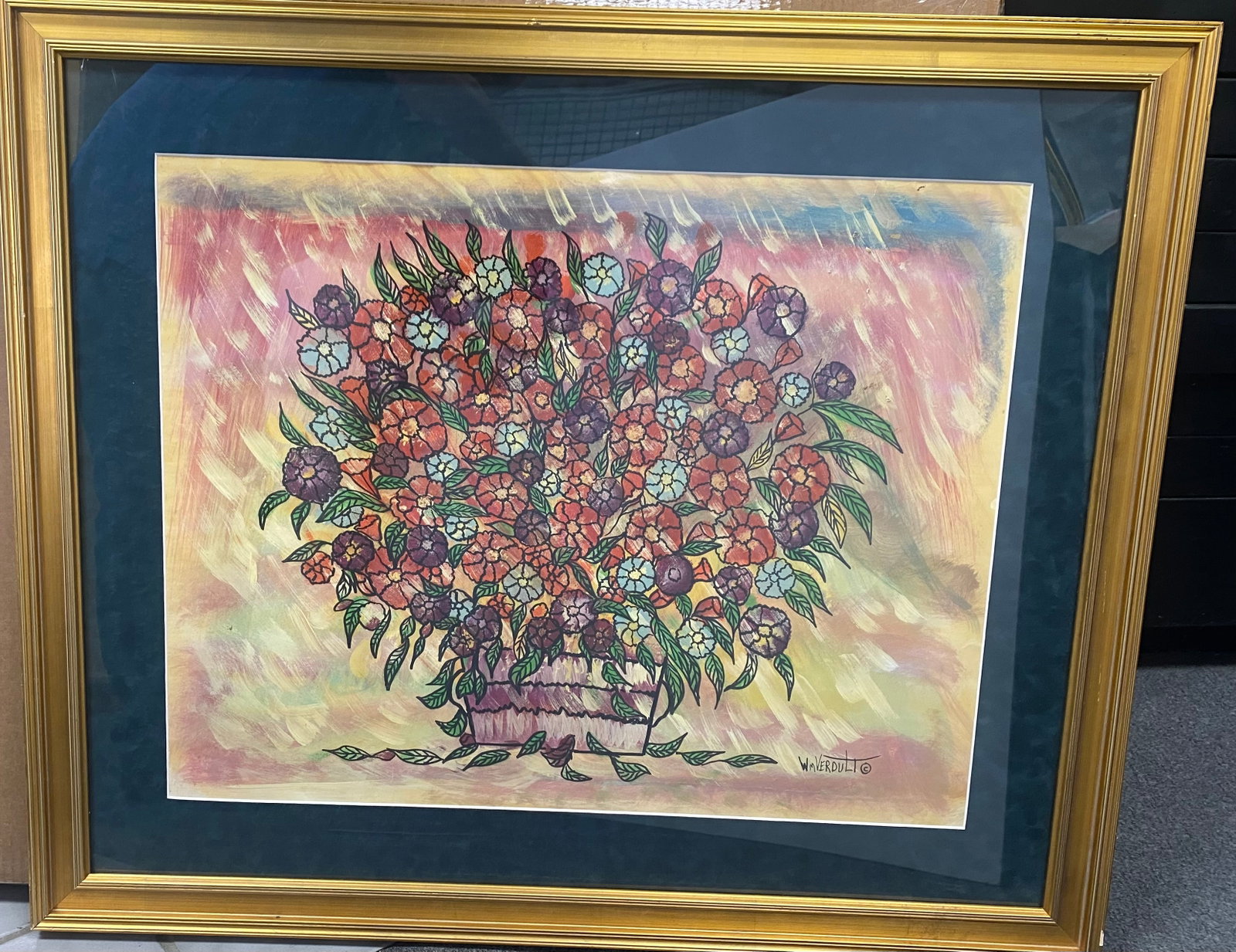 William Verdult (Dutch 1939-2016) Original painting on paper 21 x 27 image: William Verdult (Dutch 1939-2016) Original painting on paper 21 x 27 inches image size Hand signed one of kind original Custom framed and includes certificate 1996 Art Artwork Artist.