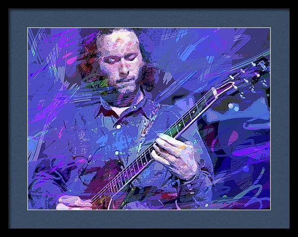 David Lloyd Glover (American, 1949) Robby Kreiger The Doors Original Mixed Media Painting on canvas: David Glover (American, 1949) Robby Kreiger The Doors Original Mixed Media Painting on canvas by David Lloyd GloverRobby Kreiger Original Mixed Media Painting on canvas by David Lloyd Glover Original 