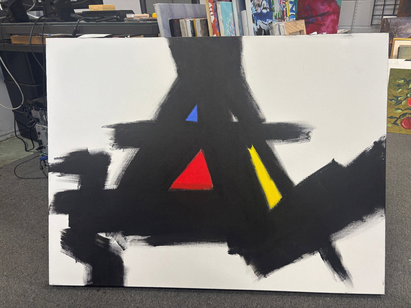 Robert Copple (American 1963) Original Painting on canvas by Robert Copple (American 1963): Original Painting on canvas by Robert Copple (American 1963)Original Painting on canvas by Robert Copple Approx image size 48x36 inches. One of a kind original. Hand signed by the artist. Includes