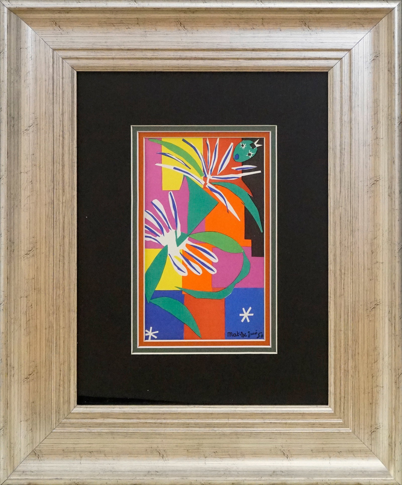 Henri Matisse (French 1869-1954) color Plate Lithograph: Henri Matisse (French 1869-1954) Color Plate LIthograph after Matisse from 1967 Approx 24 x 20 inches Custom framed and includes documentation. Art Artwork Artist.