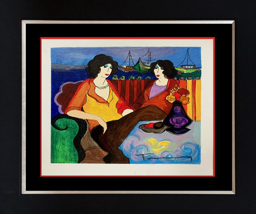 Tarkay (Israeli, 1935-2012) Limited Edition Serigraph: Tarkay (Israeli, 1935-2012) Limited Edition Serigraph Tarkay Limited Edition Serigraph Approx 24x20 inches Hand signed and numbered by the artist Custom framed and includes documentation. Art Artwork 