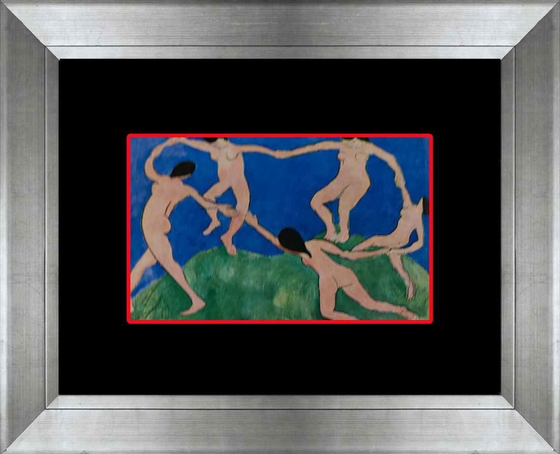Henri Matisse (French 1869-1954) - The Dance - 45 years ago lithograph: Henri Matisse (French 1869-1954) - The Dance - 45 years ago lithographHenri Matisse - The Dance - 45-year-old lithograph. The signature is in the plate. Approx 22x26 inches. Custom framed. Includes