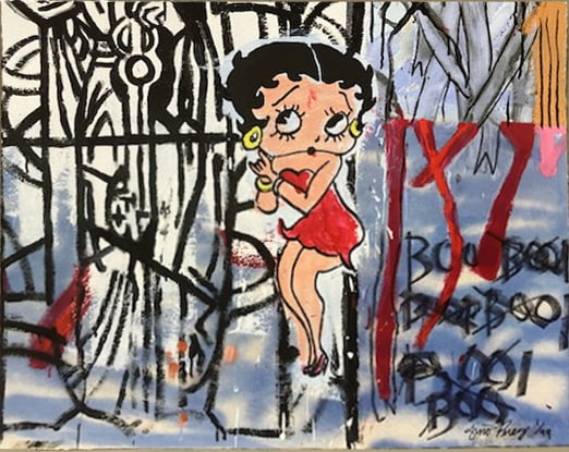 Gino Perez (Mexican-American 1977) Limited Edition on paper Betty Boop: Don't Take My: Gino Perez (Mexican-American 1977) Numbered. Betty Boop Fine Art Giclee on Museum Quality Archival Paper. Deckled and Bled to the Edge. Image Size Approx 20 x 16 inches. Art Artwork Artist.
