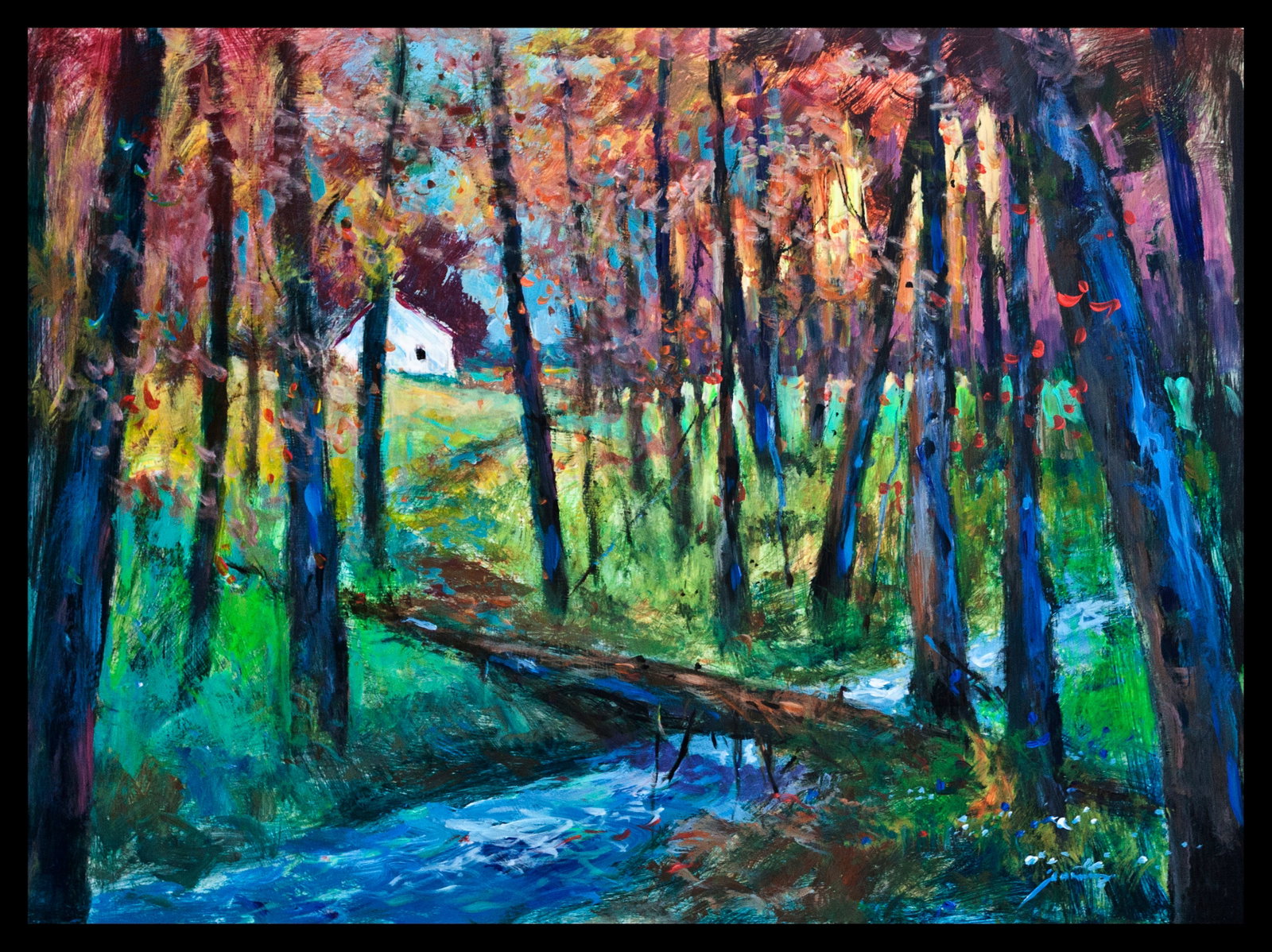 Michael Schofield (American 1947) Original painting on board landscape: Michael Schofield (American 1947) Original Landscape on canvasOriginal one of a kind. Hand signed by the artist. Approx 40x30 inches. Includes certificate of authenticity. Custom framed. This work was