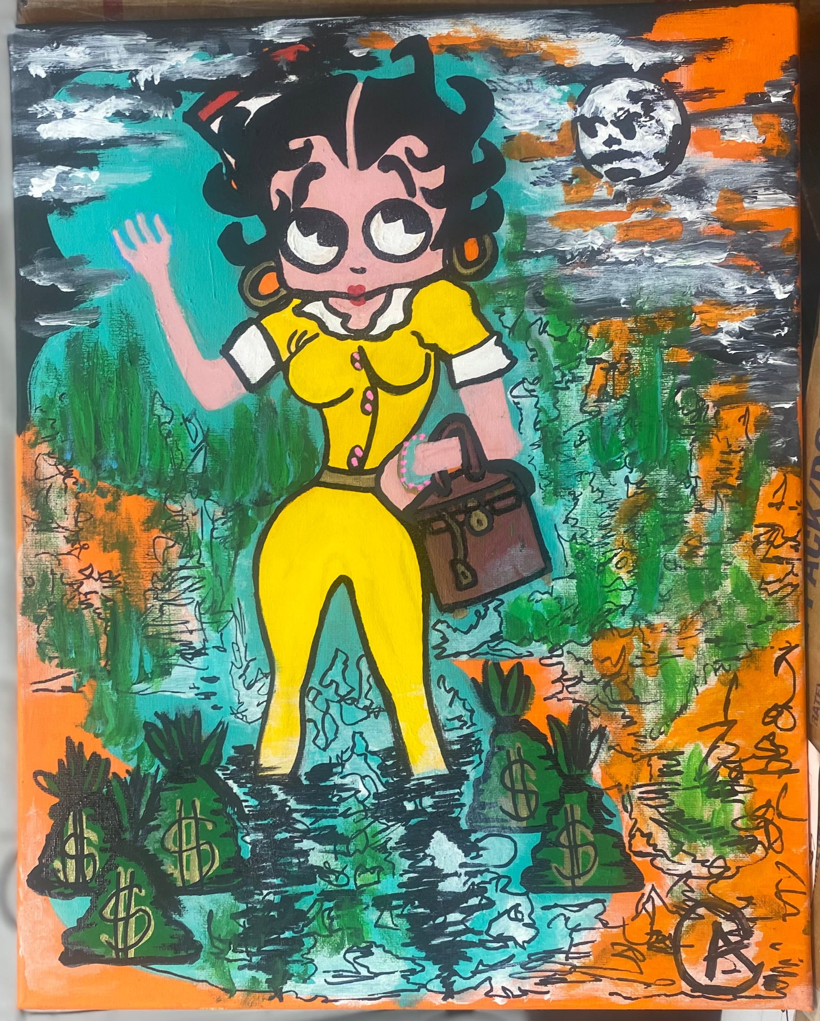 Art Chorny Original Painting on canvas: Art Chorny Original Painting on canvas 30x24 inches Hand signed by the artist One of a kind original. Custom framed included. Includes certificate from artist. Art Artwork Artist.