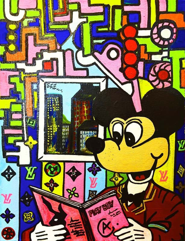 Art Chorny (American - Ukranian 1965) Original Painting on canvas: Art Chorny (American - Ukranian 1965) Original Painting on canvas Original Painting on canvas by Art Chorny. Approx 30x24 inches One of a kind original Hand signed by the artist and includes certifica