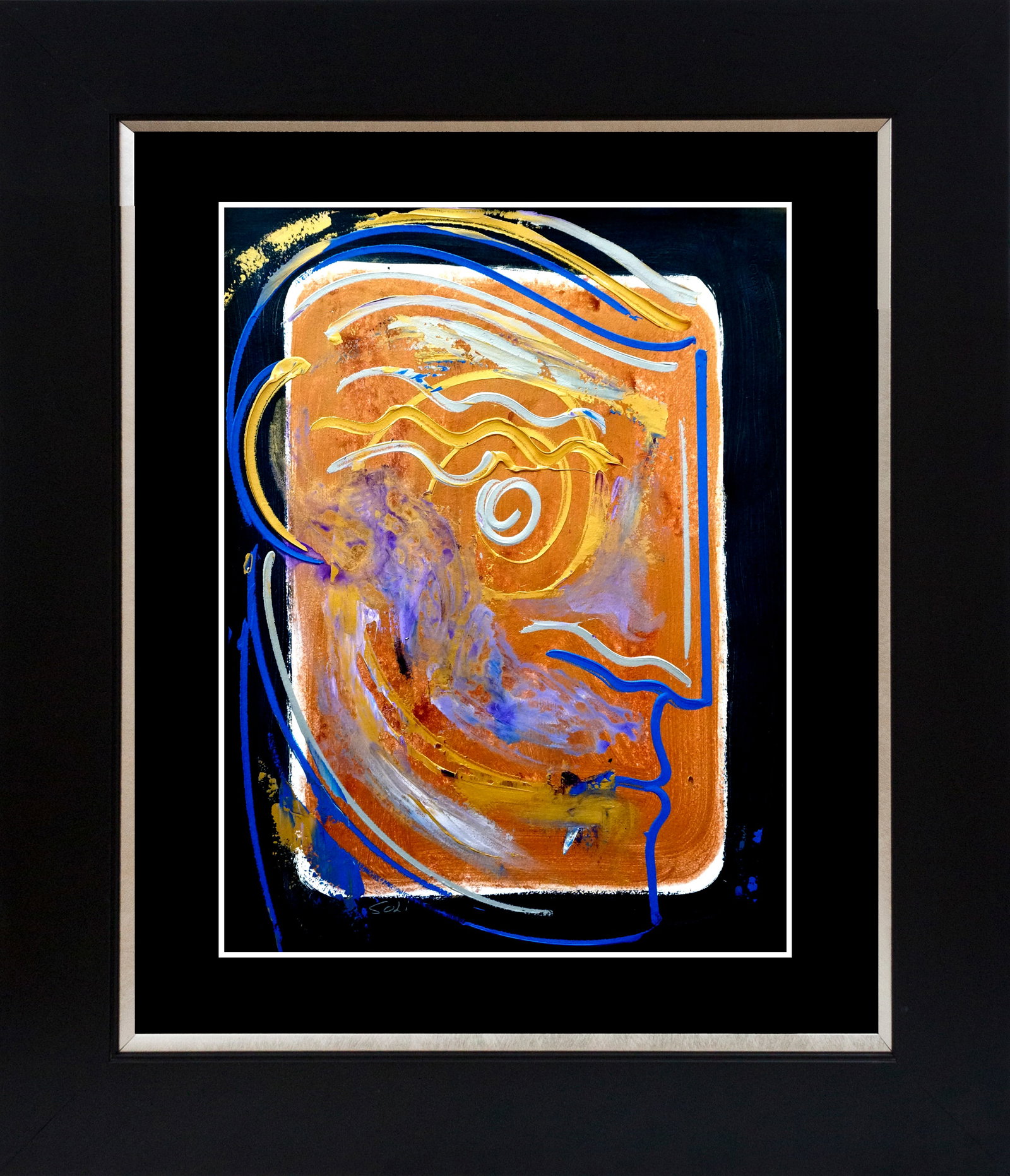 Gaylord Soli (American 1939) Original painting on paper 38 x 30 inches: Gaylord Soli (American 1939) Original painting on paper 38 x 30 inches Gaylord Soli Original One of a kind. Hand signed by the artist. Approc 38x30 inches. Includes documentation Custom framed. This w
