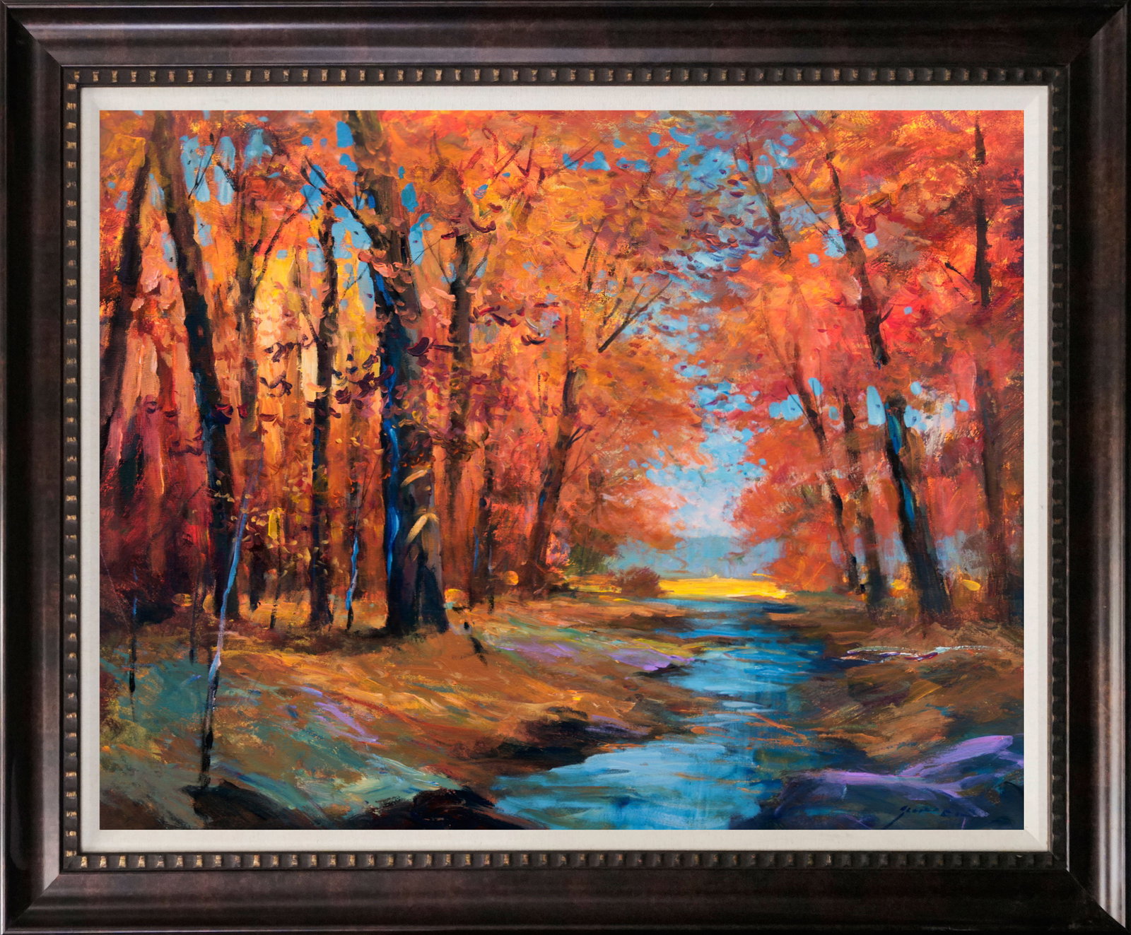 Michael Schofield (American 1947) Original Landscape on canvas: Michael Schofield (American 1947) Original Painting on canvas. Approx. 40x30 inches. One-of-a-kind original. Hand signed by the artist. Includes certificate of authenticity. This work was purchased di