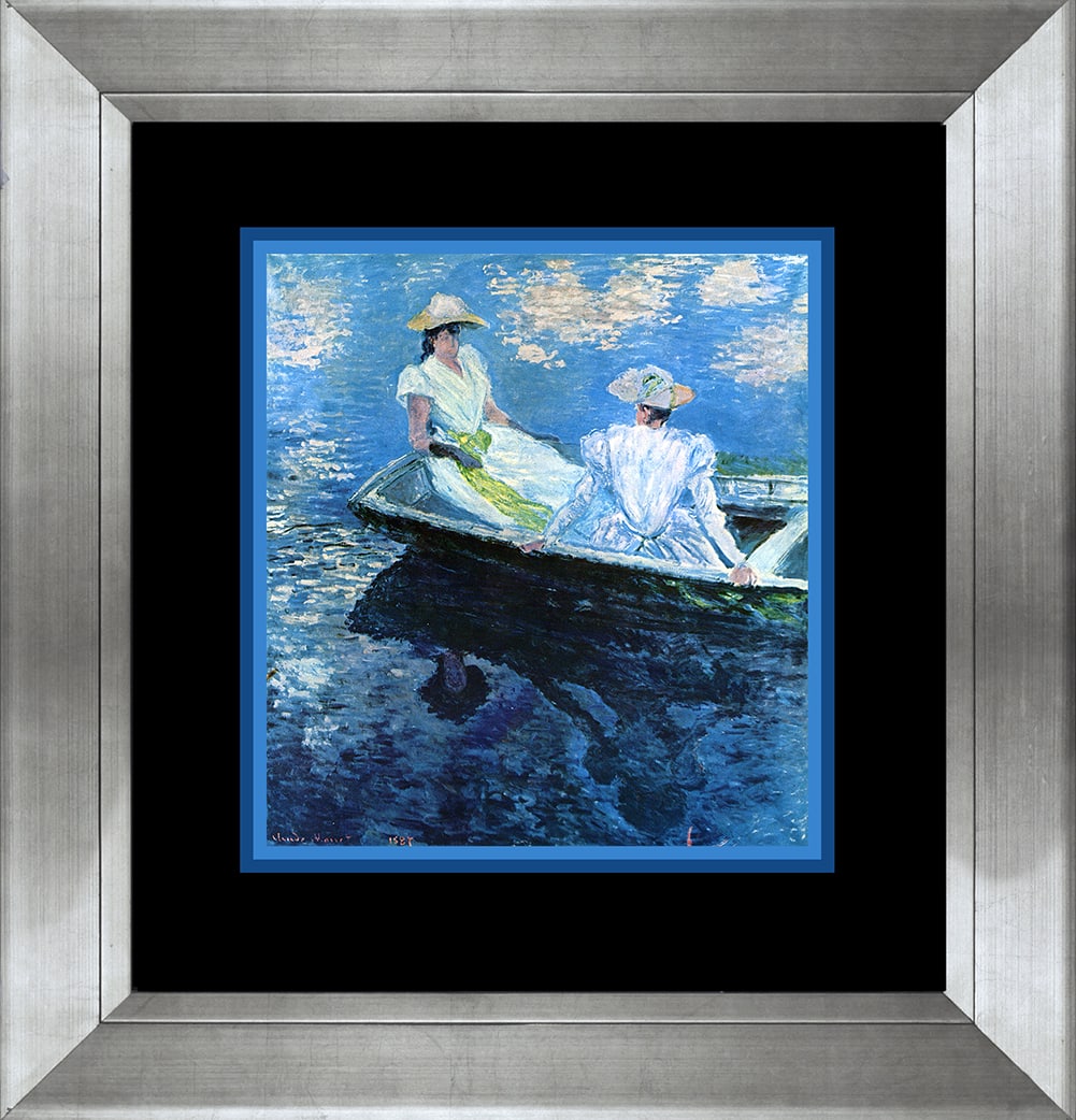 Claude Monet (French 1840-1926) Color Plate Lithograph after Monet: Claude Monet color plate lithograph after Monet over 60 years old from 1970. Approx 20x22 inches. Custom framed. Includes documentation Art Artwork Artist.