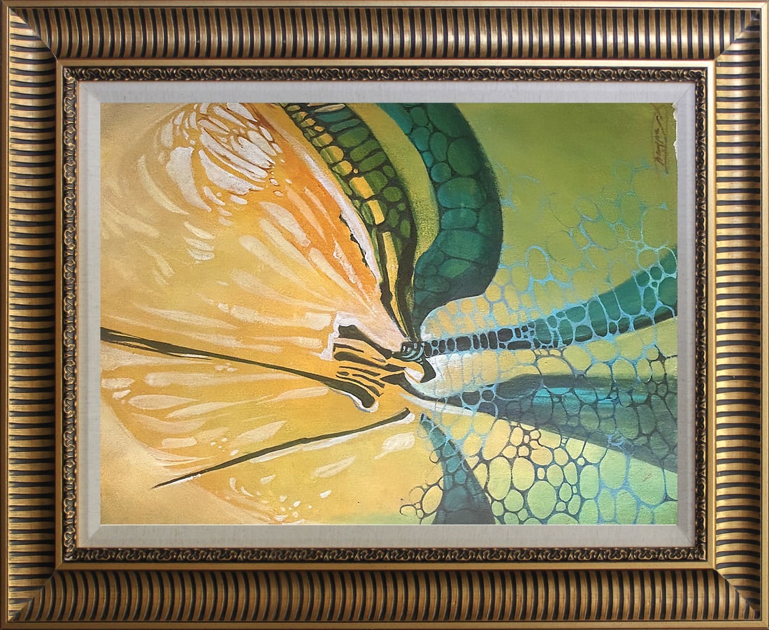 Lara Original oil on canvas Abstract: Lara. Original Oil on canvas Hand signed by the artist. One of a kind. Includes certificate of authenticity. Approx. 18x24 inches. This work was purchased directly from the artist. Art Artwork Artist.