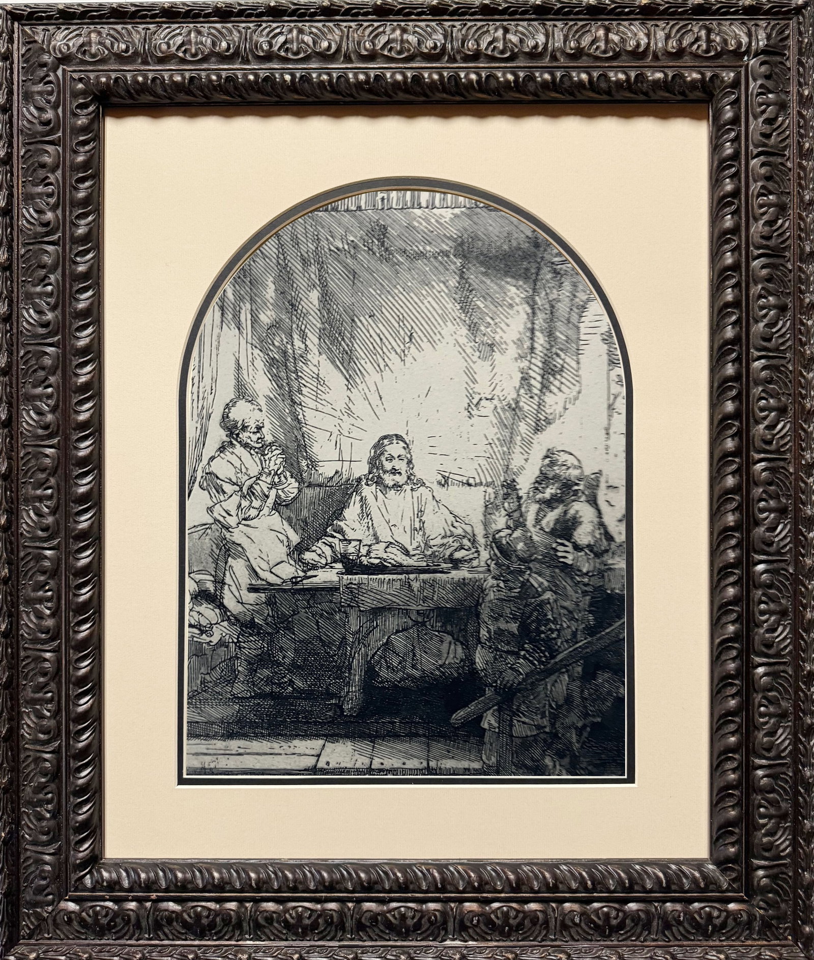 Rembrandt (Dutch, 1606-1669) Etching from the original copper plates created by Amand Durand: Rembrandt (Dutch, 1606-1669) Etching from the original copper plates created by Amand Durand From the Vollard Collection. Approx 15x13 inches image size. Includes certificate and is custom framed.
