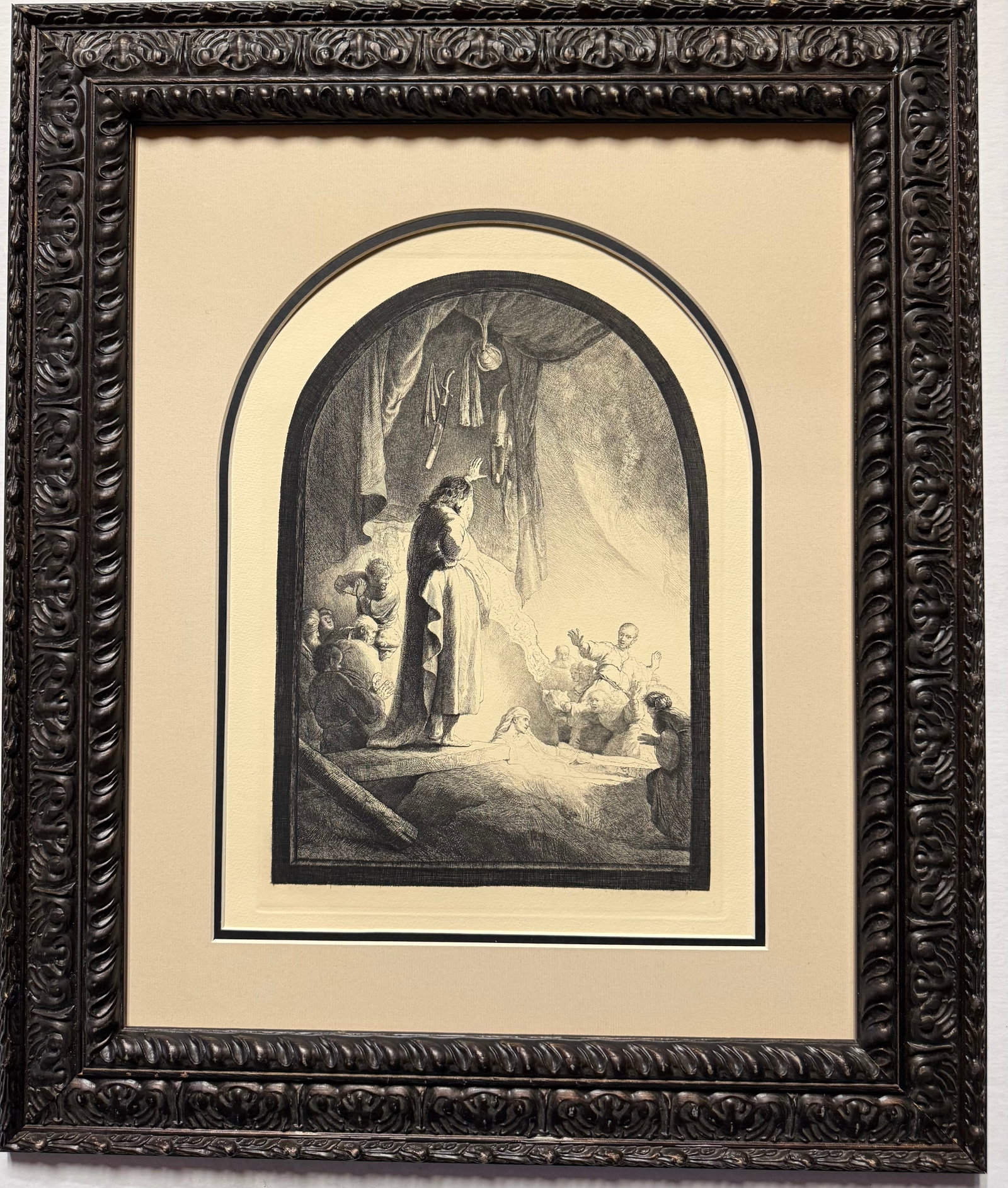 Rembrandt (Dutch, 1606-1669) Etching from the original copper plates created by Amand Durand: Rembrandt (Dutch, 1606-1669) Etching from the original copper plates created by Amand Durand From the Vollard Collection. Approx 15x13 inches image size. Includes certificate and is custom framed.