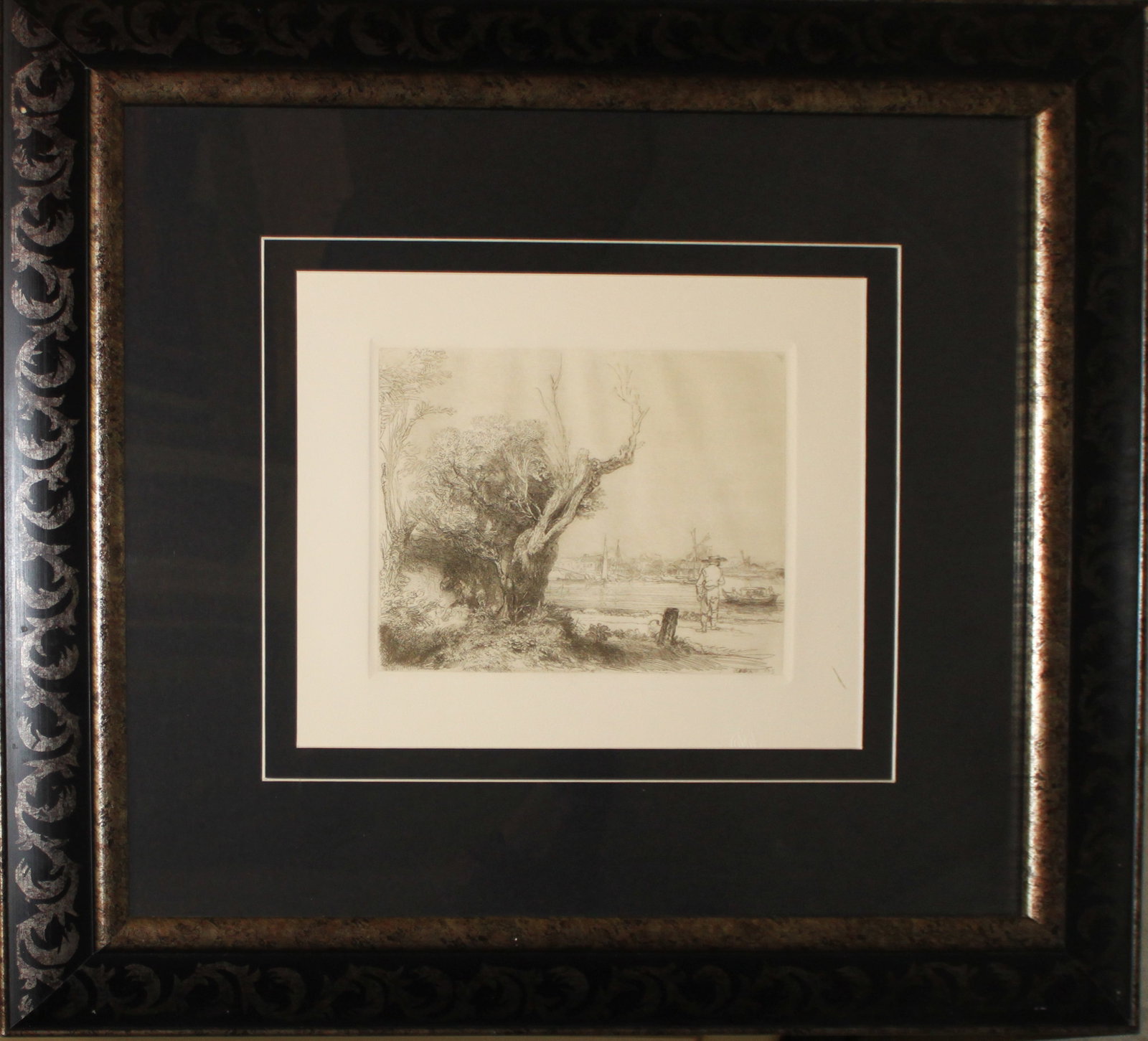 Rembrandt (Dutch, 1606-1669) etching restored by Armand Durand (1 of 1)