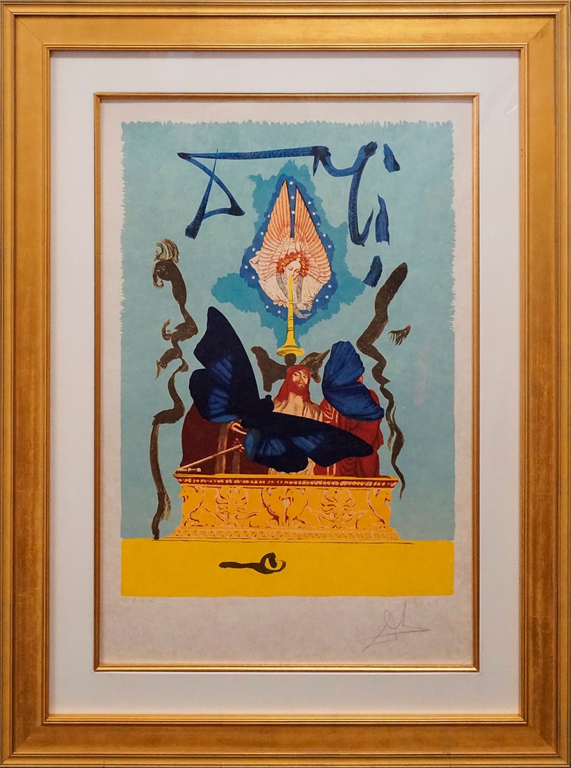 Salvador Dali (Spanish 1904-1989) The Resurrection Judgement Original Lithograph Limited Edition (1 of 1)