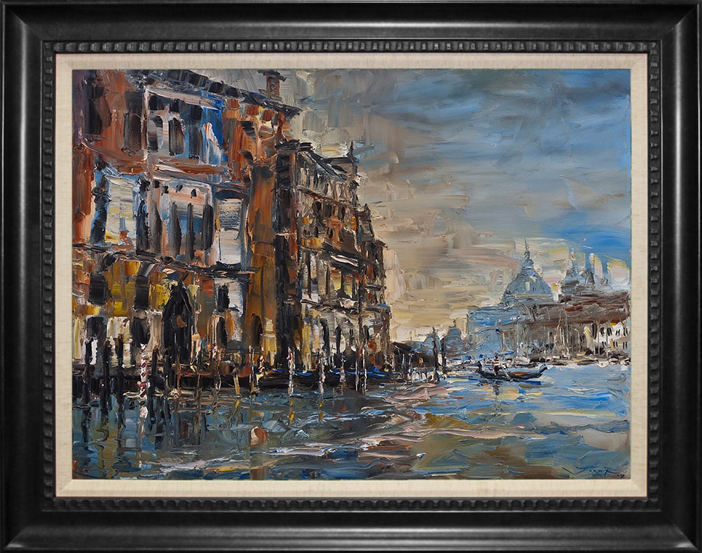 Jorn Fox (American 1954) Original oil painting on canvas.: Original oil painting on canvas Approx 30 x 40. One-of-a-kind original. Hand signed by the artist Jorn Fox (American 1954) Custom Framed. Includes certificate of authenticity. This work was purchased 