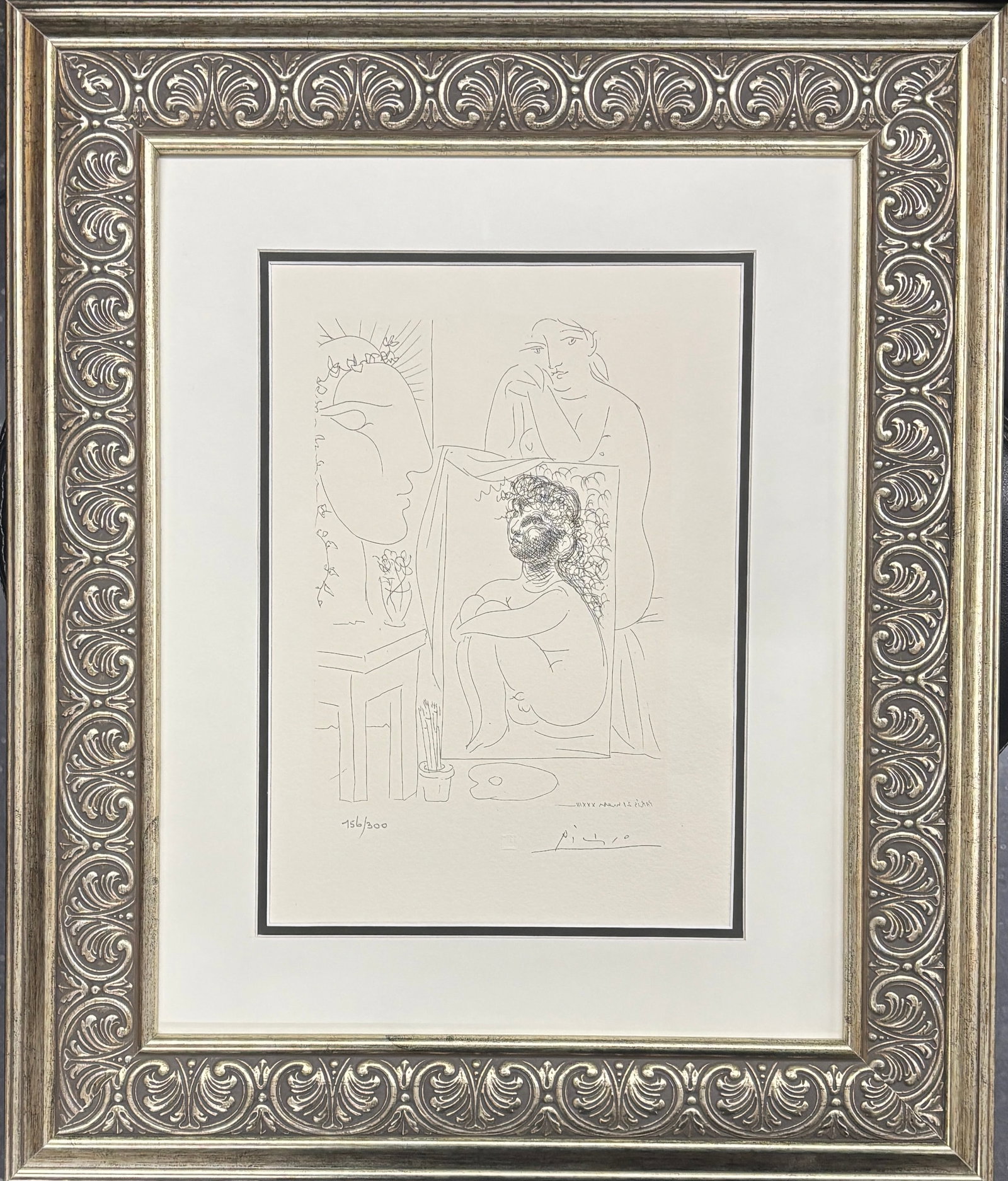 Pablo Picasso (Spanish 1881-1973) Lithograph from 1990 Suite Vollard. Authorized by the Picasso (1 of 1)