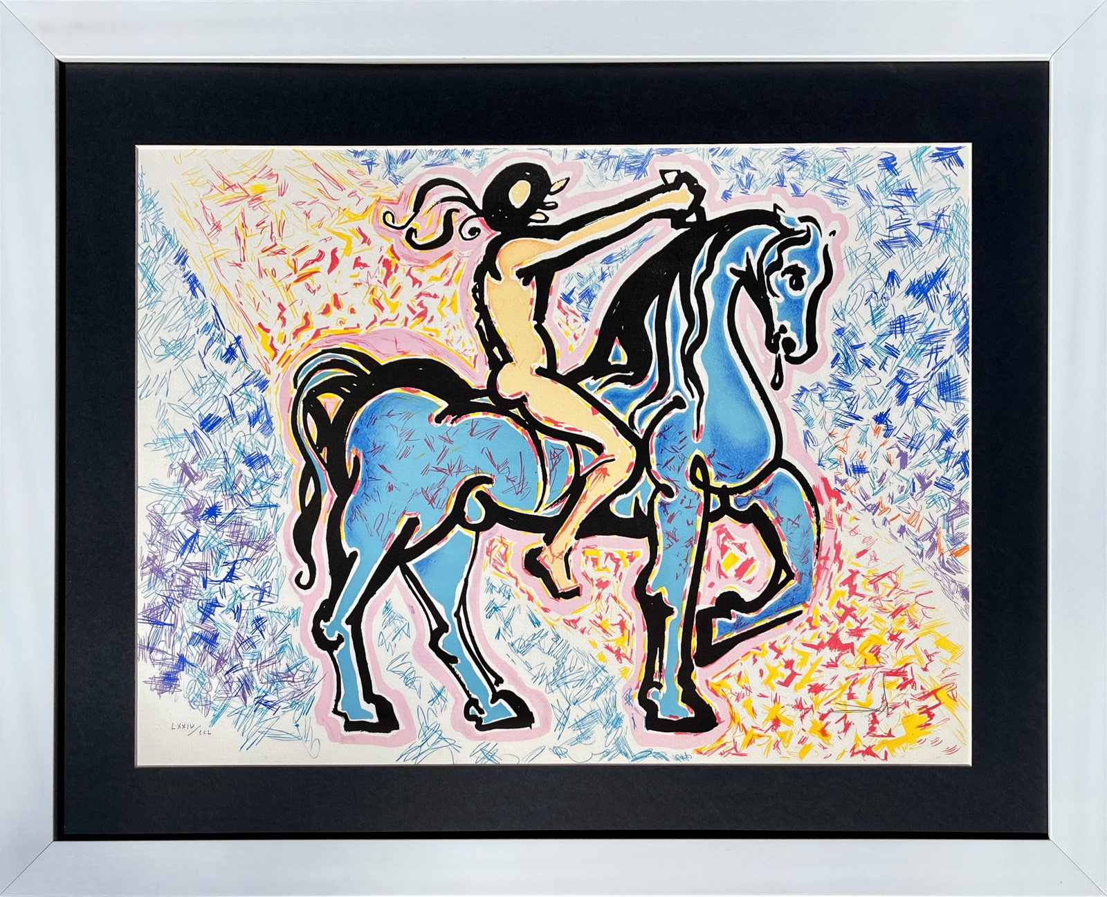 Salvador Dali (Spanish 1904-1989) Limited Edition Original Lithograph Victory of Primitive Man. Le: Salvador Dali (Spanish 1904-1989) Limited Edition Original Lithograph Victory of Primitive Man. Le Jungle Humane Suite 1976Salvador Dali Victory of Primitive Man 1976. Original Lithograph hand signed 
