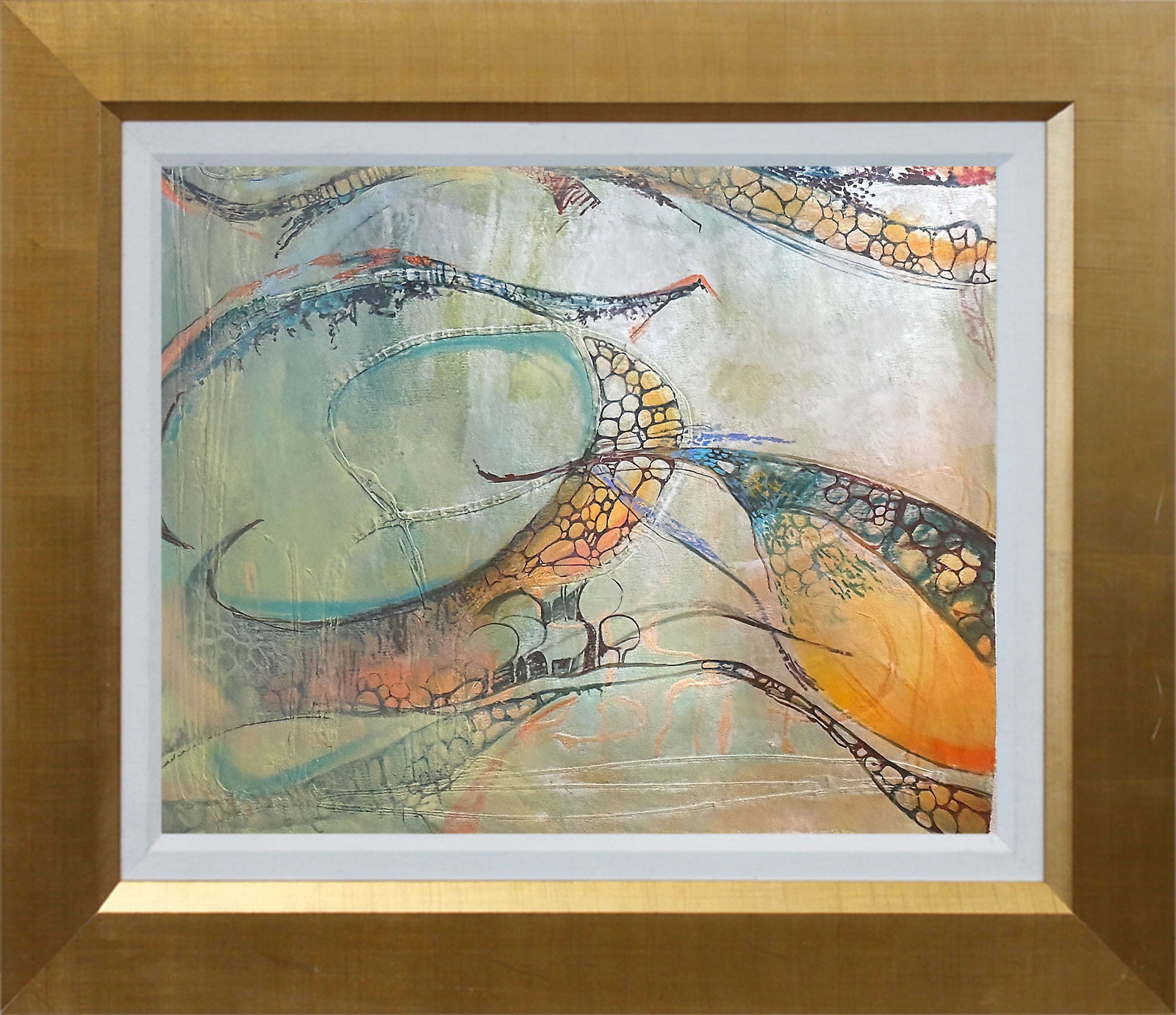 Lara Original oil on canvas Abstract: Lara. Original Oil on canvas Hand signed by the artist. One of a kind. Includes certificate of authenticity. Approx. 18x24 inches. This work was purchased directly from the artist. Art Artwork Artist.