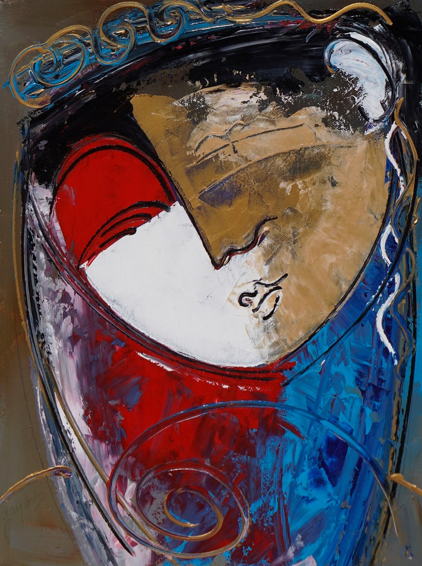 Gaylord Soli (American 1939) Mixed media Original Painting on canvas: Gaylord Soli (American 1939) Mixed media Original Painting on canvasGaylord Soli Mixed Media on canvas. One of a kind. Hand signed by the artist. Approx. 24 x 30 inches image size Includes certificate