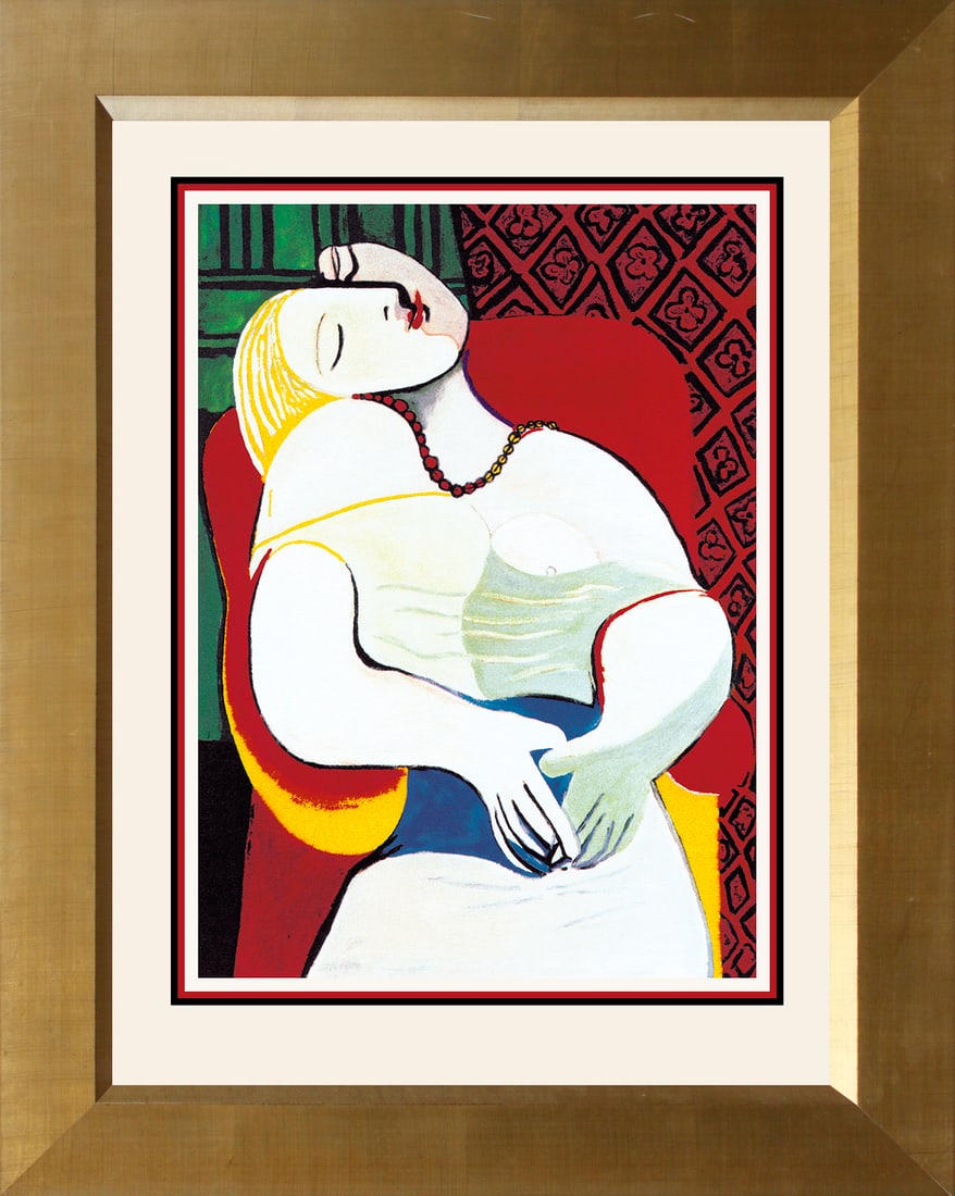 Pablo Picasso (Spanish 1881-1973) Collection Domaine the Dream Lithograph Limited Edition Lithograph (1 of 1)