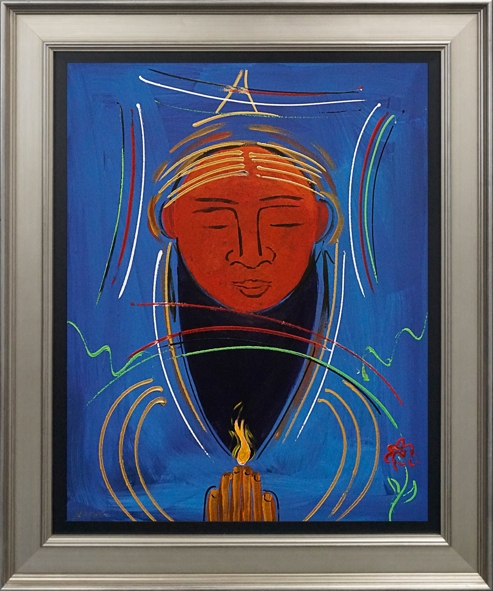 Gaylord Soli (American 1939) Original Painting on canvas by Gaylord Soli (American 1939): Gaylord Soli (American 1939) Original Painting on canvas by Gaylord Soli - Original acrylic on canvas One of a kind. Hand signed by the artist. Approx 24 x 30 inches image size. Includes Certificate o