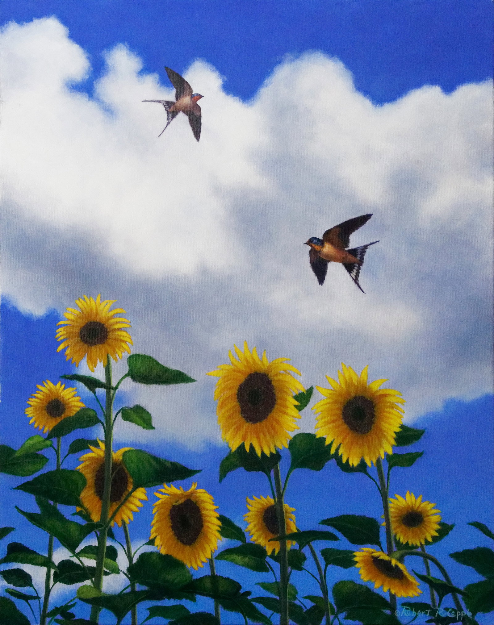Robert Copple (American 1963) Original Mixed Media Painting on canvas (1 of 1)
