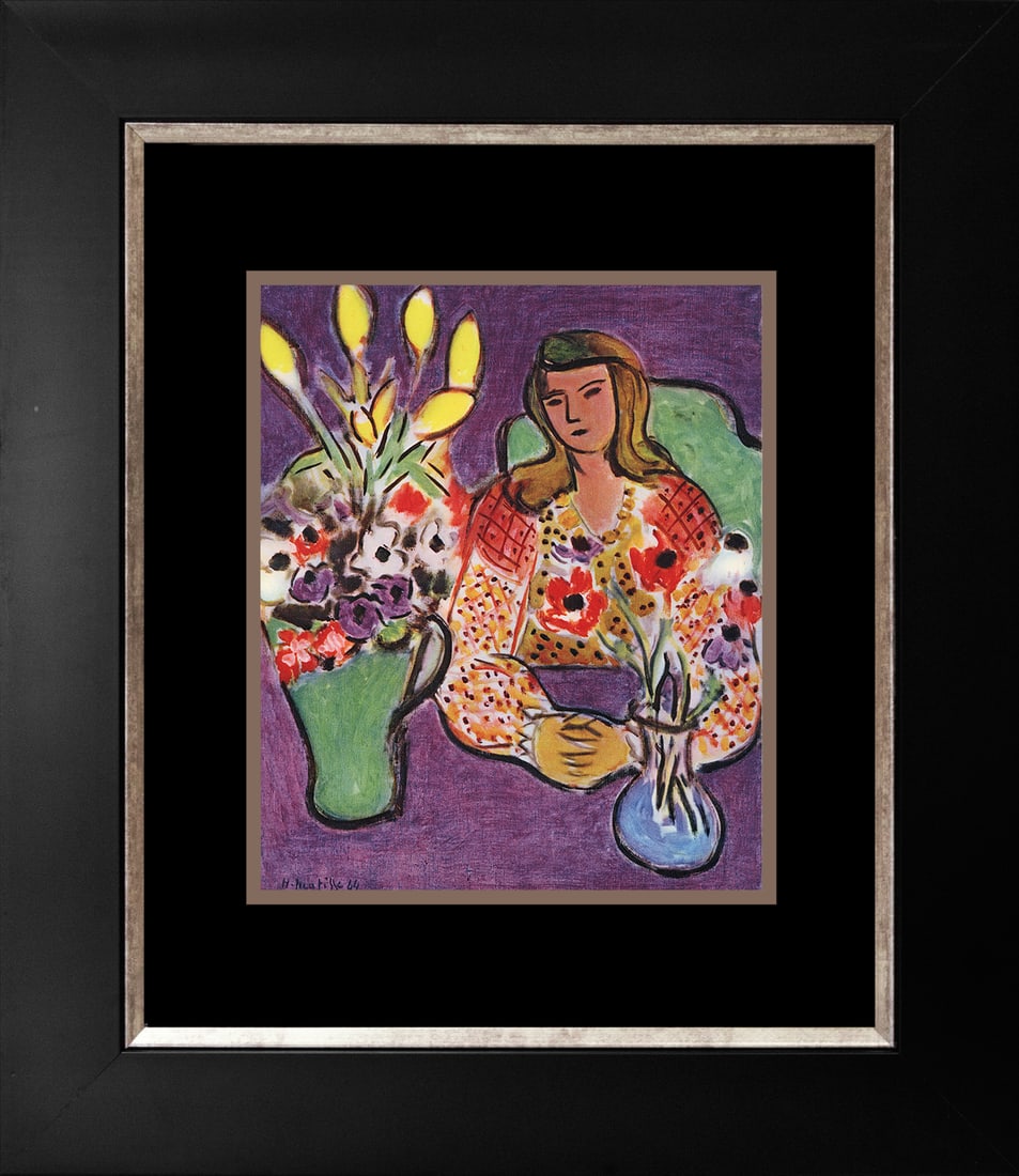 Henri Matisse (French 1869-1954) Lithograph from 1948: Henri Matisse (French 1869-1954) Lithograph from 1948. The signature is in the plate. Approx 24x20 inches. Professionally framed. Includes documentation. Art Artwork Artist.