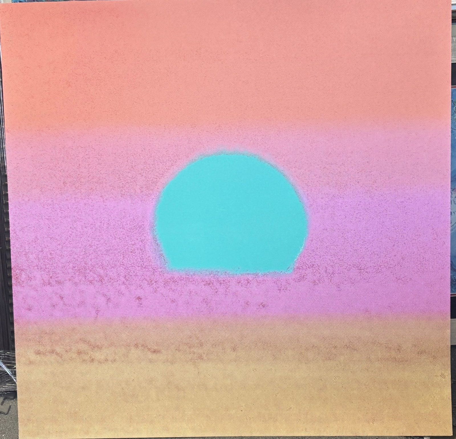 Andy Warhol (American 1928-1987) from 1972 Sunset Unique Edition Original Serigraph Silkscreen in (1 of 1)