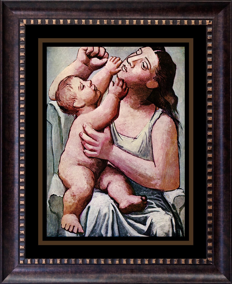 Pablo Picasso (Spanish 1881-1973) Color Plate Lithograph from 1950: Pablo Picasso (Spanish 1881-1973) Pablo Picasso Color Plate Lithograph from 1950. Approx. 20x24 inches. Professionally framed. Includes certificate of authenticity. Art Artwork Artist.