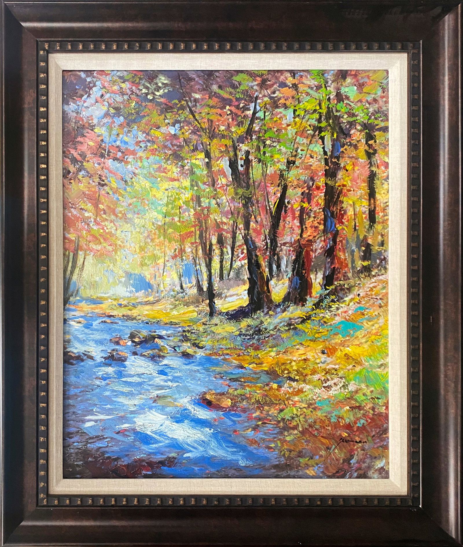 Michael Schofield (American 1947) Landscape Mixed Media Original Painting on canvas: Michael Schofield (American 1947) Landscape Original Mixed Media Painting on canvas 24x30 inches approx. Hand signed by the artist.Includes certificate of authenticity. This work was purchased directl