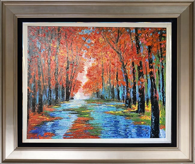 Michael Schofield (American 1947) Original Painting on canvas by Michael Schofield: Michael Schofield (American 1947) Original Painting on canvas. Approx. 40x30 inches. One-of-a-kind original. Hand signed by the artist. Includes certificate of authenticity. This work was purchased di