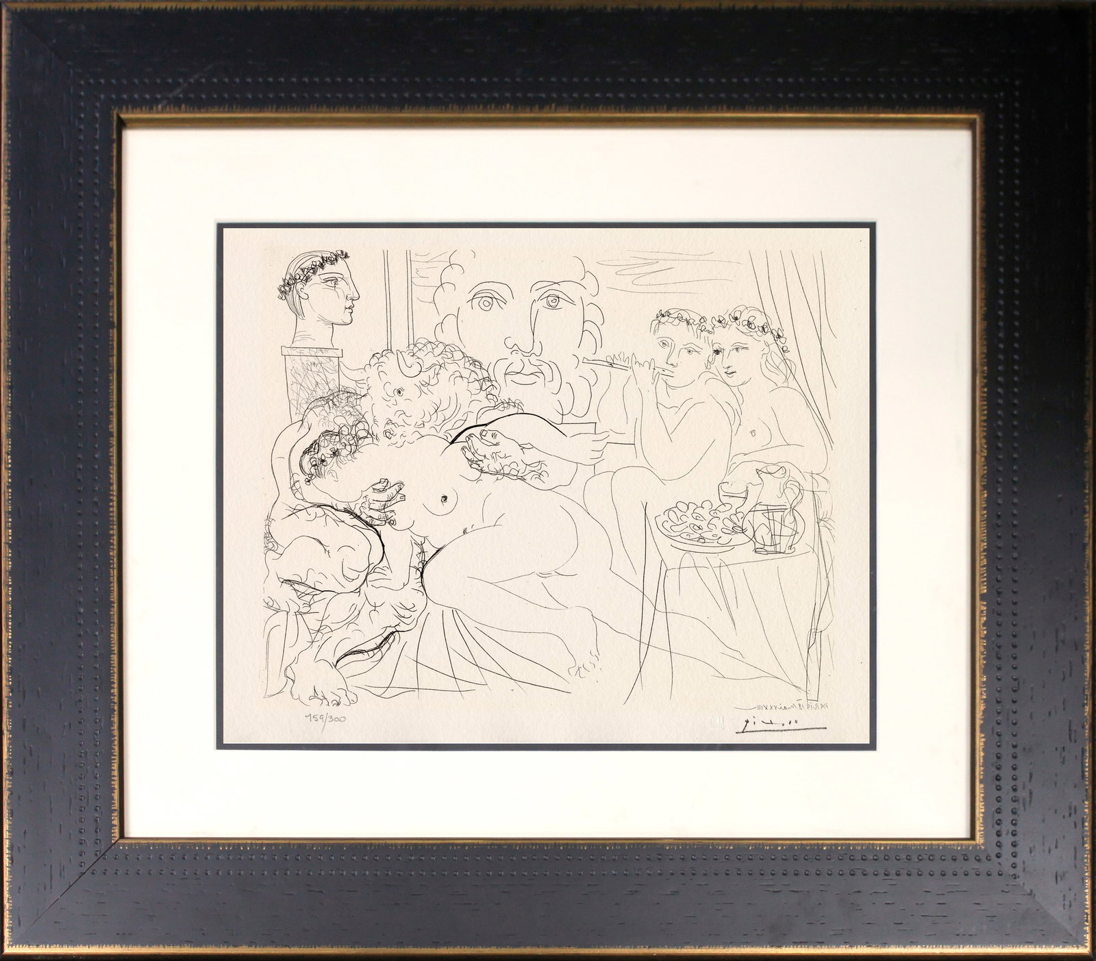 Pablo Picasso (Spanish 1881-1973) lithograph limited edition with museum official stamp: Pablo Picasso (Spanish 1881-1973) lithograph limited edition with museum official stampPablo Picasso Lithograph from 1990-1992 Suite Vollard. Authorized by the Picasso Family. Each piece is numbered f