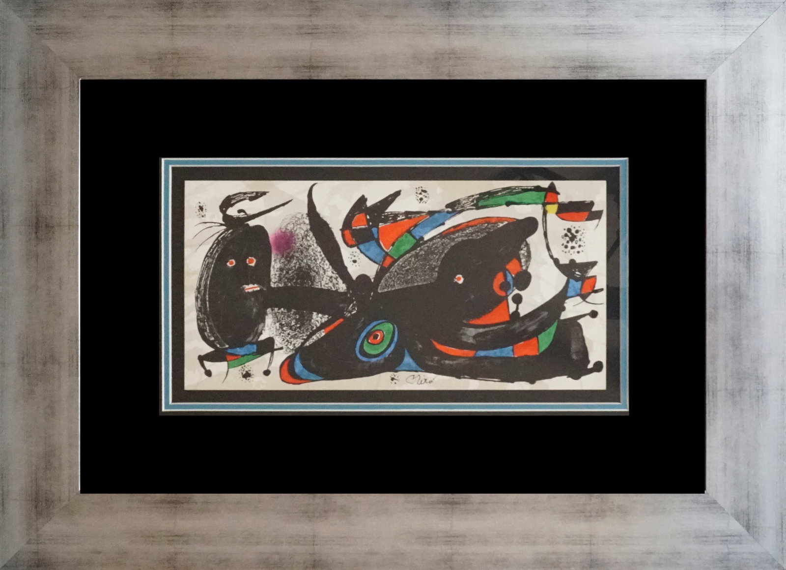 Joan Miro (Spanish 1893-1983) Lithograph from 1970: Joan Miro (Spanish 1893-1983) Lithograph from 1970. Signed in the plate. Limited Custom framed. Includes Certificate of Authenticity. Art Artwork Artist.