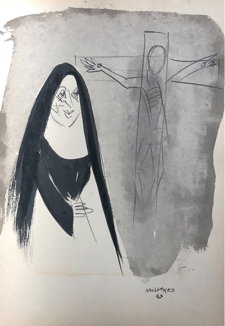 Manolo Millars (1926-1972) original: Manuel Millars Sal better known as Manolo Millars was a 20th century painter born in Las Palmas de Gran Canaria and died in Madrid Art Artwork Artist.