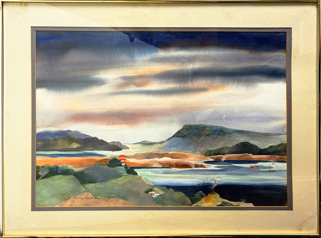 Marilyn Hoeck Neal Watercolor original: Marilyn Hoeck Neal Watercolor original Approx 20x16 inches. Art Artwork Artist.