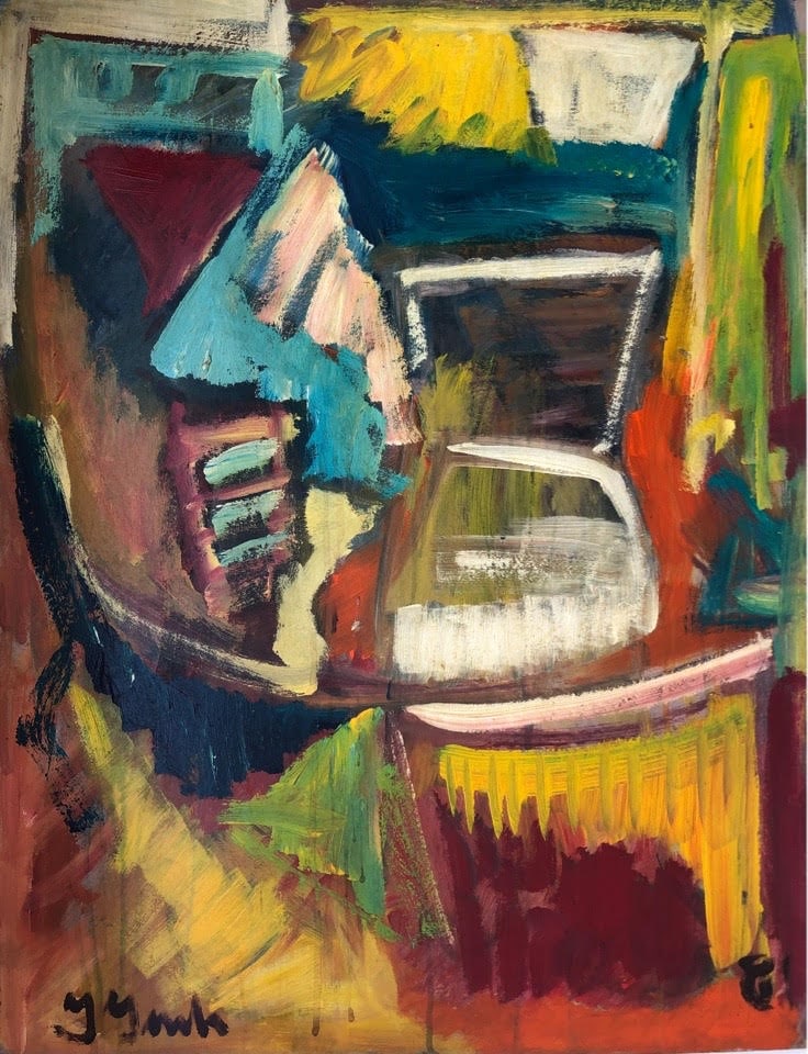 The painting by Jorge Guinle Filho (New York, 1947-1987) (1 of 1)