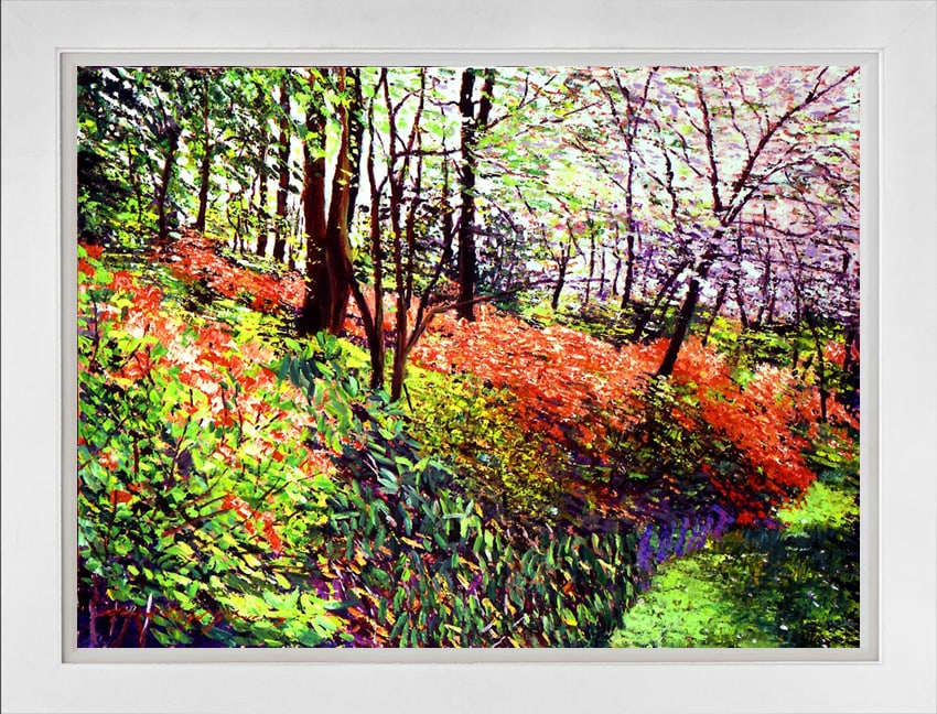David Lloyd Glover (American 1949) Magic Flower Forest Serigraph Limited Edition by David Lloyd (1 of 1)