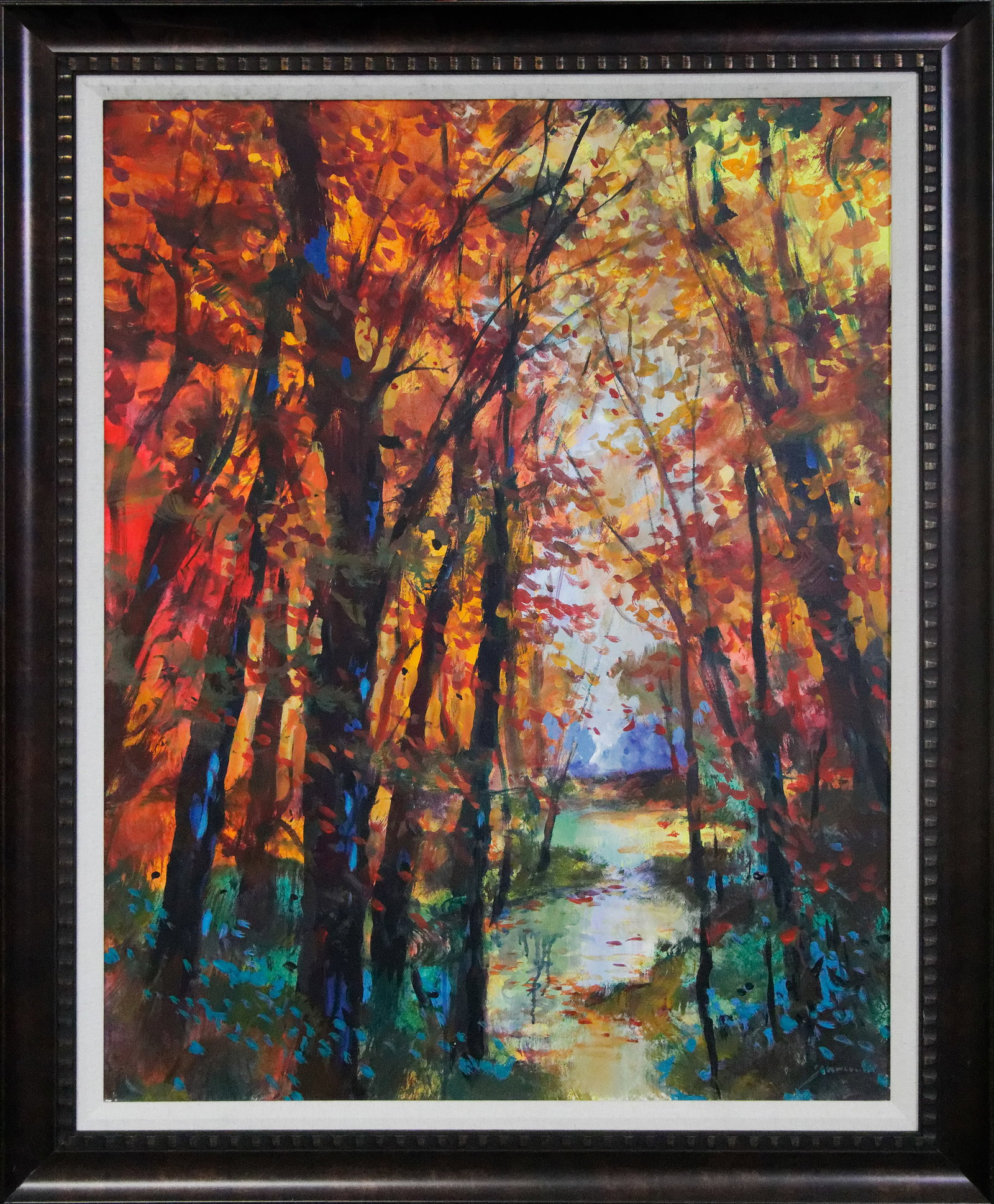 Michael Schofield (American 1947) Original canvas Landscape: by Michael Schofield (American 1947) Original Painting on canvas. Hand signed by the artist. Approx 30 x40 inches. One-of-a-kind original. Includes certificate Custom framed. This work was purchased d