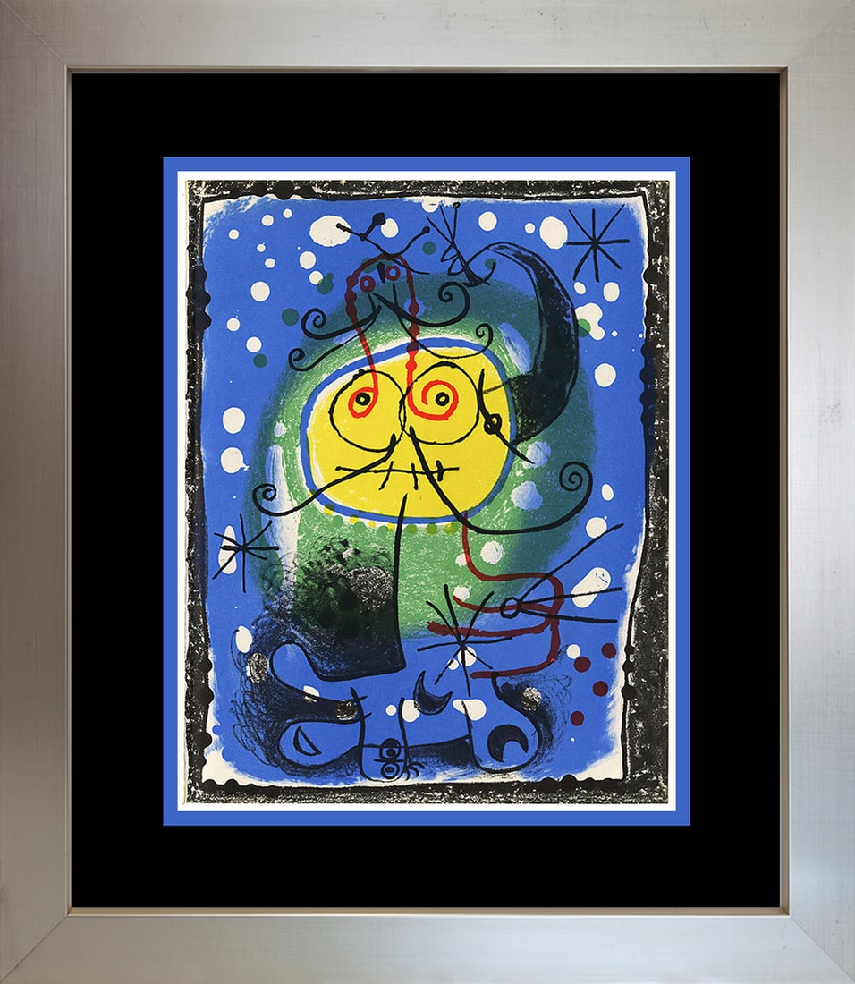 Joan Miro (Spanish 1893-1983) Lithograph after Miro from 1968 (1 of 1)