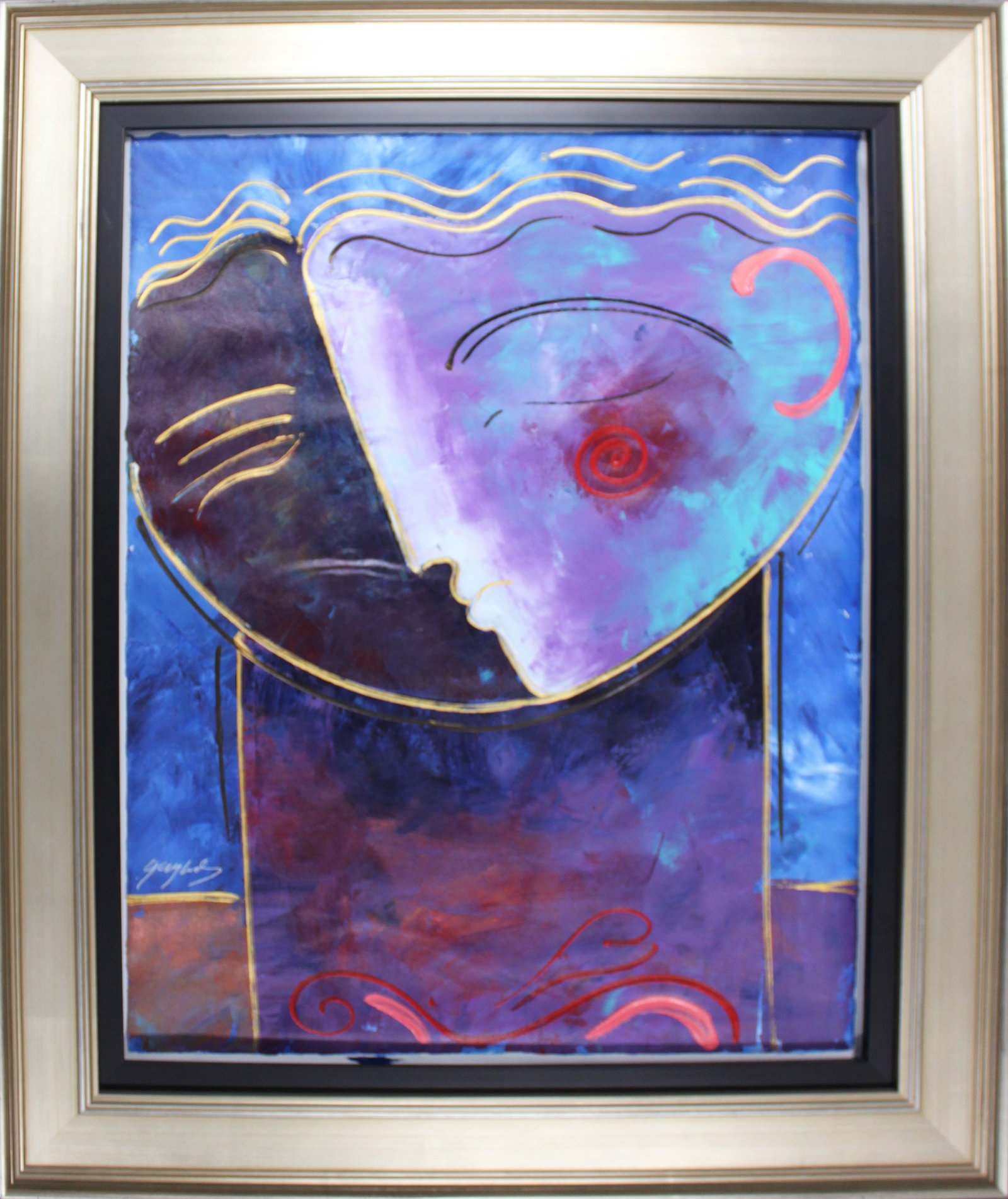 Gaylord Soli (American 1939) Original Painting on canvas: Gaylord Soli (American 1939) Original oil painting on canvas One of a kind original. Hand signed by the artist. Approx 24 x 30 inches image size. Includes Certificate of Authenticity. Custom framed. T