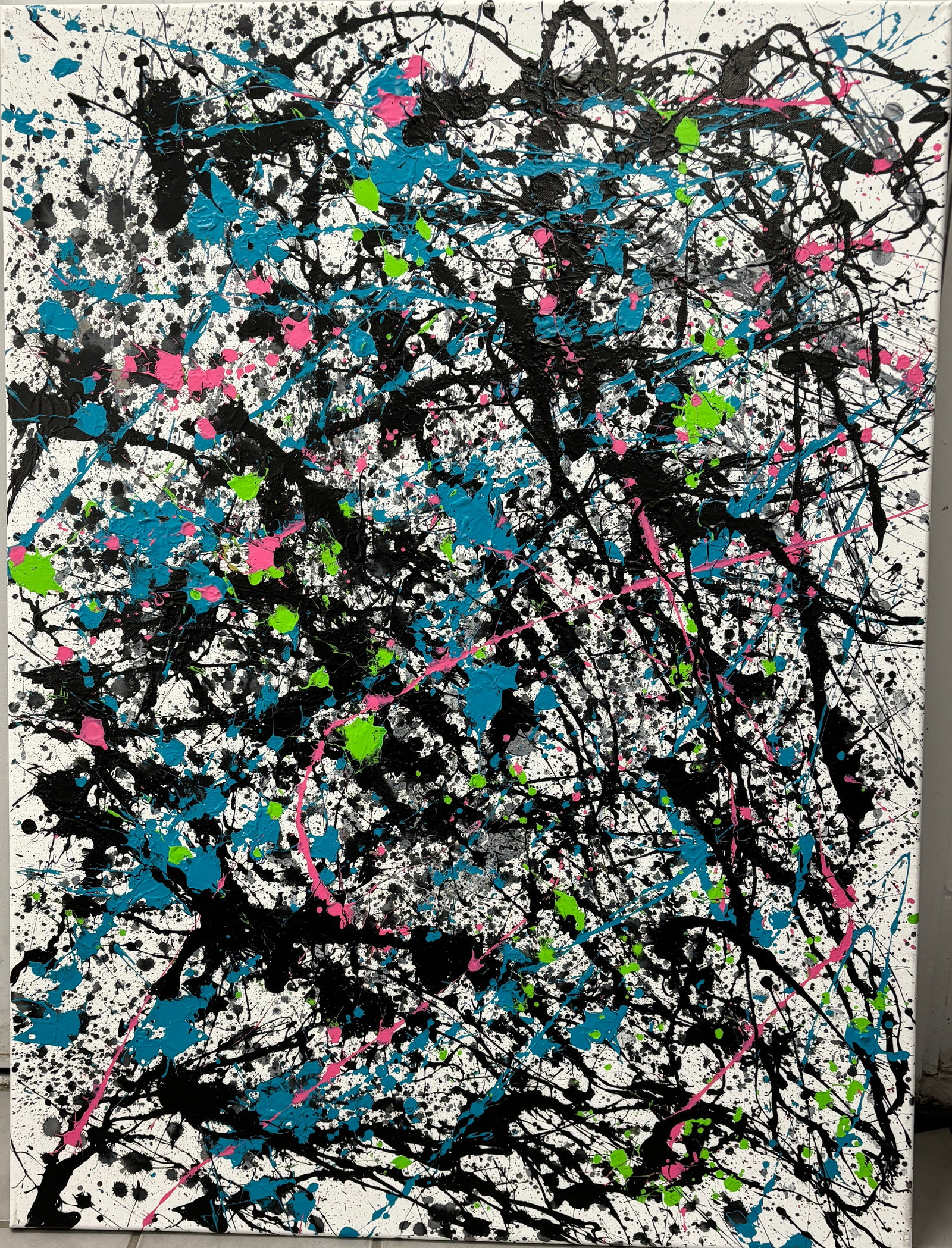 Michael Schofield (American 1947) Original Absract on canvas by Michael Schofield: Michael Schofield (American 1947) Original Absract on canvas by Michael Schofield Original Absract on canvas by Michael Schofield Hand signed by the artist. One of a kind original. Includes certificat