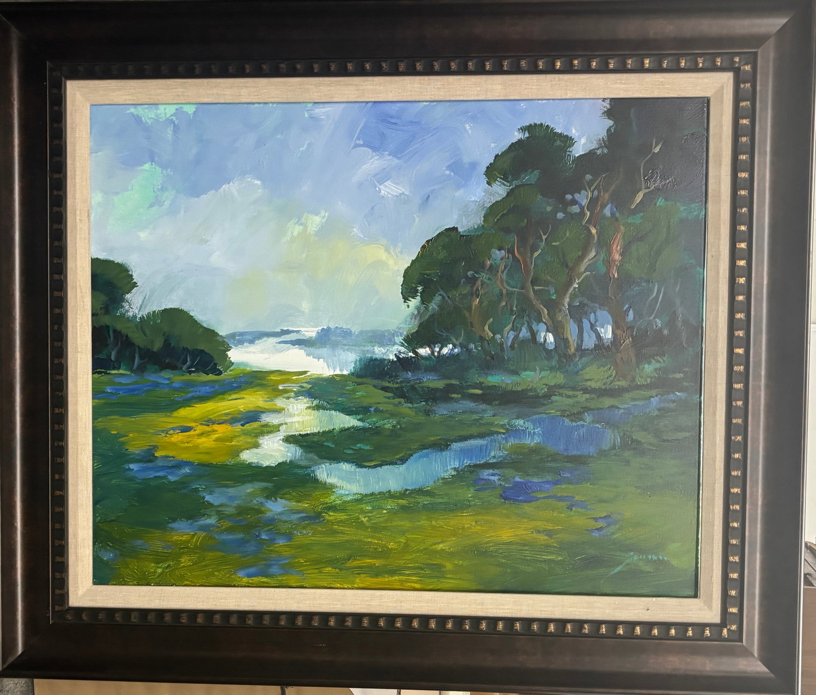 Michael Schofield (American 1947) Original Painting on canvas Golf: Michael Schofield (American 1947) Original Painting on canvas Approx 24 x 30 inches Custom framed and Includes documentation One of a kind original. Hand signed by the artist. This work was purchased 