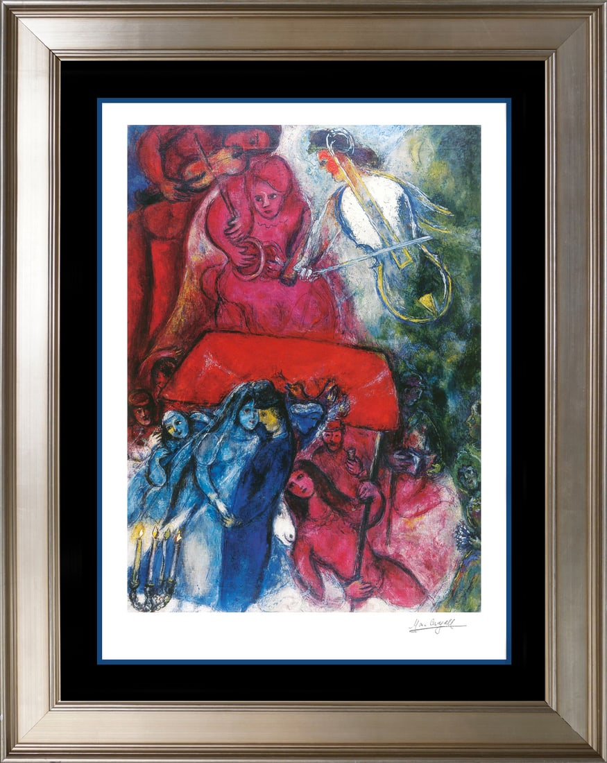 Marc Chagall (Russian-French 1887-1985) Marc Chagall Lithograph Limited Edition: Marc Chagall (Russian-French 1887-1985 Marc Chagall. Limited edition lithograph. on archival watercolor paper. The signature is in the plate. Certificate of Authenticity is included. Approx. 25x30 inc