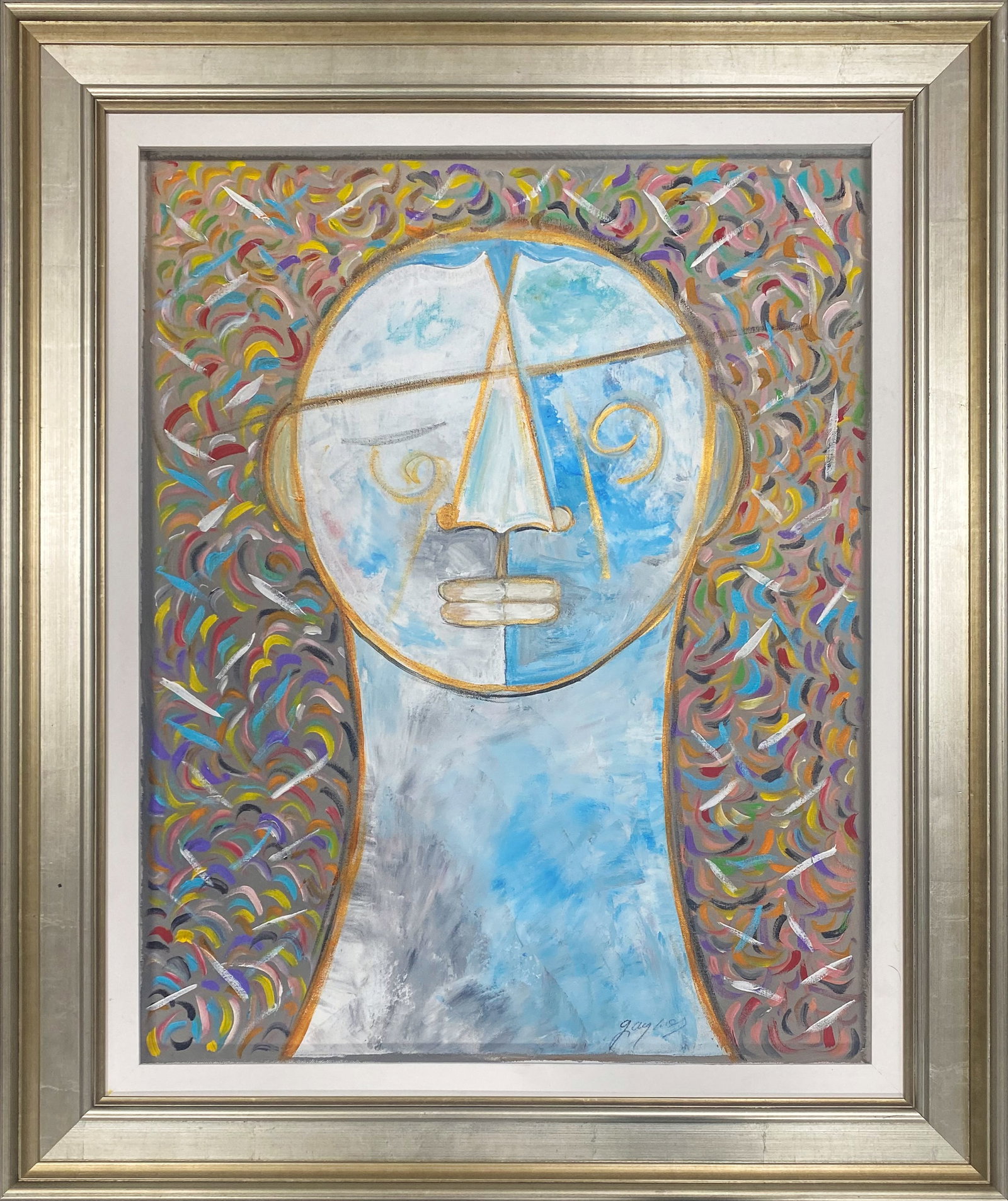 Gaylord Soli (American 1939) Original Painting on canvas: Gaylord Soli (American 1939) Original oil painting on canvas One of a kind original. Hand signed by the artist. 24 x 30 inches approx image size Includes certificate of authenticity. Custom framed Thi