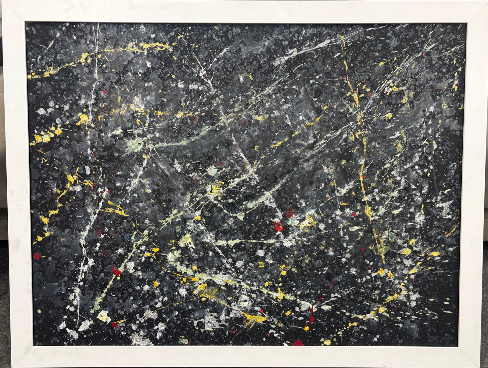 Michael Schofield (American 1947) Original Painting on canvas by Michael Schofield Abstract: Michael Schofield (American 1947) Original Painting on canvas. Approx. 40x30 inches. One-of-a-kind original. Hand signed by the artist. Includes certificate of authenticity. This work was purchased di
