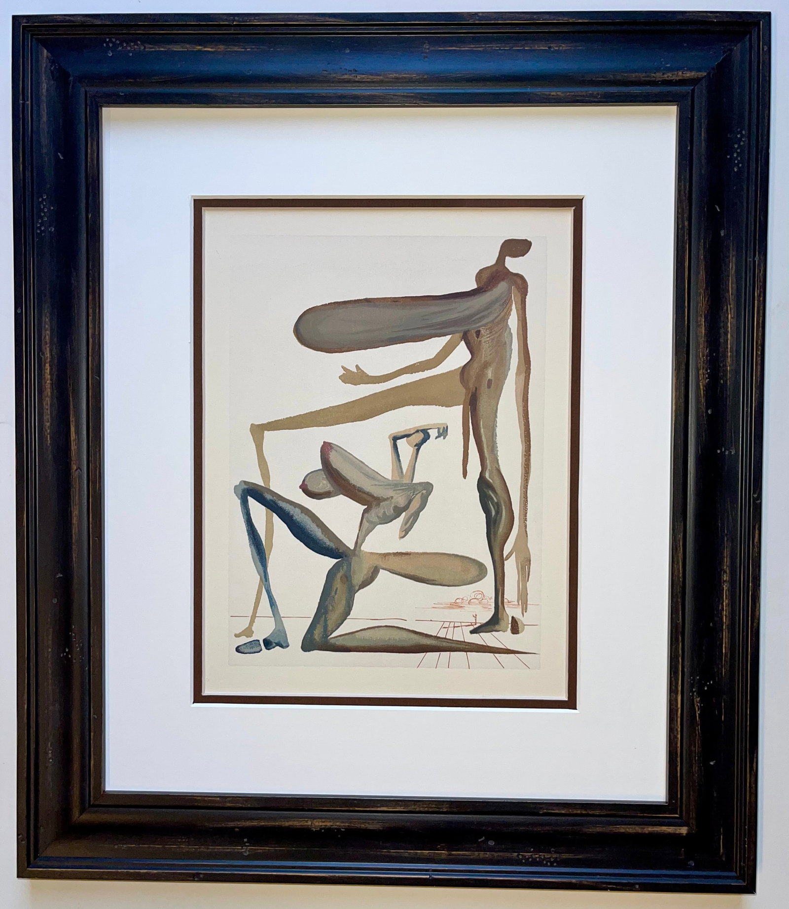 Salvador Dali (Spanish 1904-1989) Wood block Divine Comedy 1964: Salvador Dali (Spanish 1904-1989) Original Wood blockfrom 1964 Salvador Dali (Spanish 1904-1989) Divine Comedy. This is approx 22x20 inches Custom Framed and includes certificate of authenticity Art A